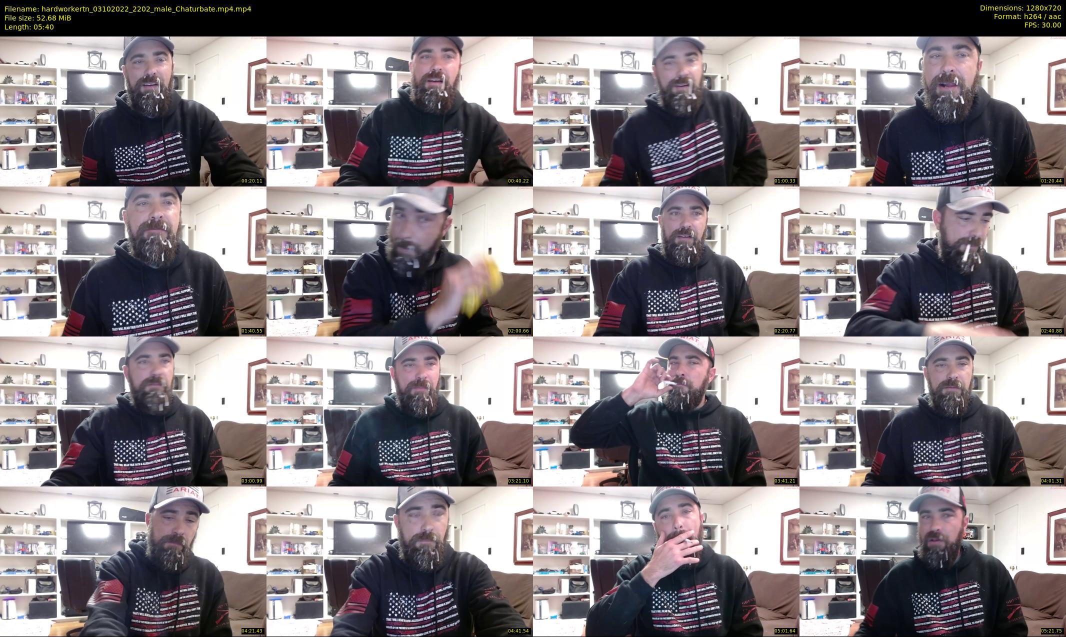 hardworkertn — 6 minute Chaturbate male cam show recording, 720p, Oct 3, 2022