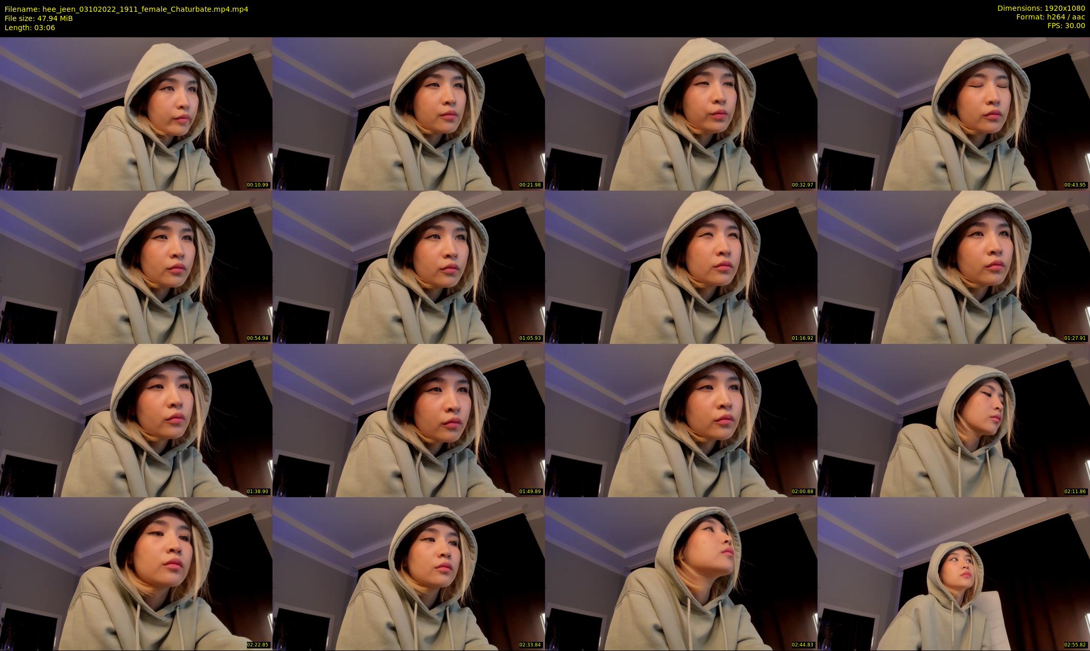 hee_jeen — 4 minute Chaturbate female cam show recording, 1080p, Oct 3, 2022