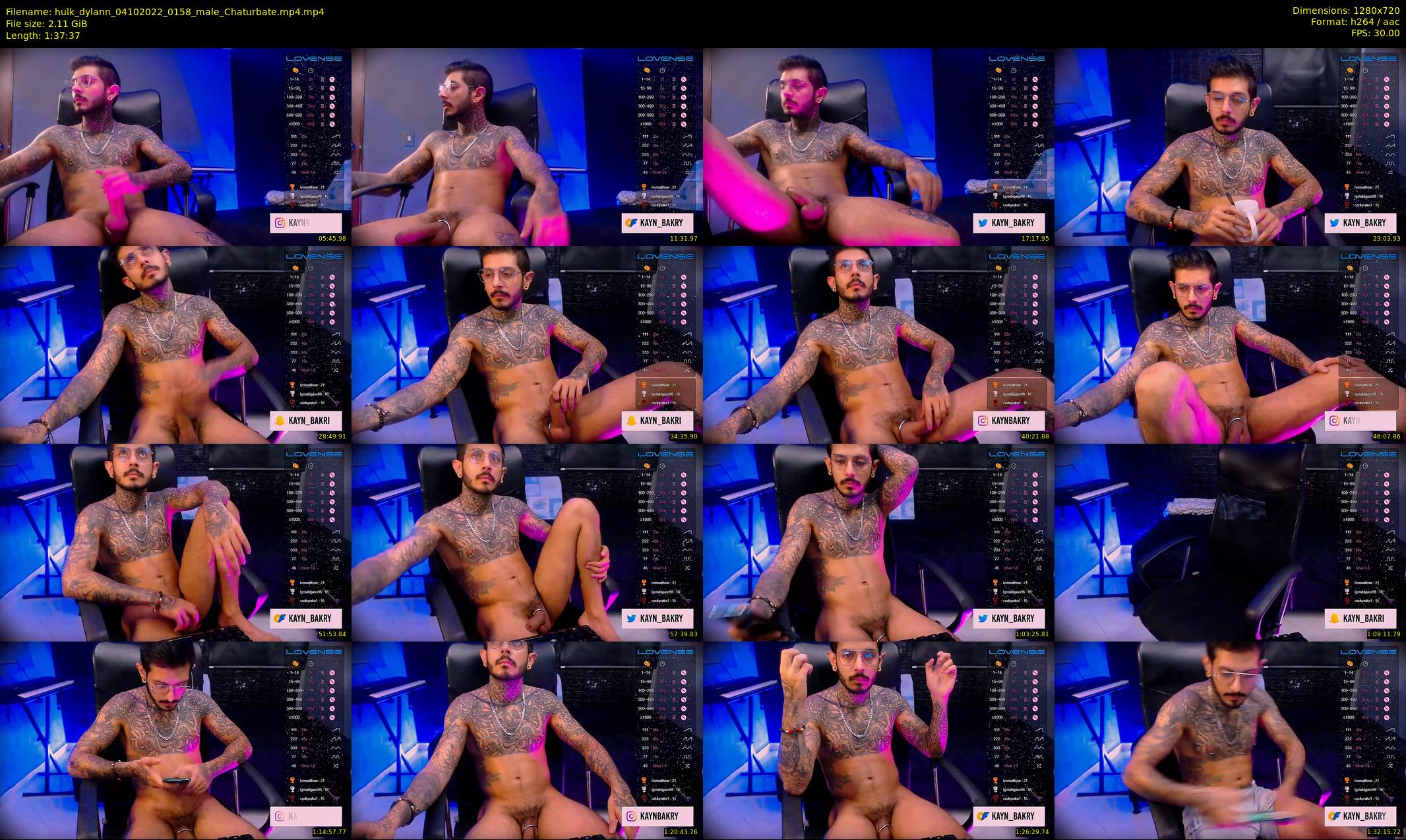 hulk_dylann — 98 minute Chaturbate male cam show recording, 720p, Oct 4, 2022