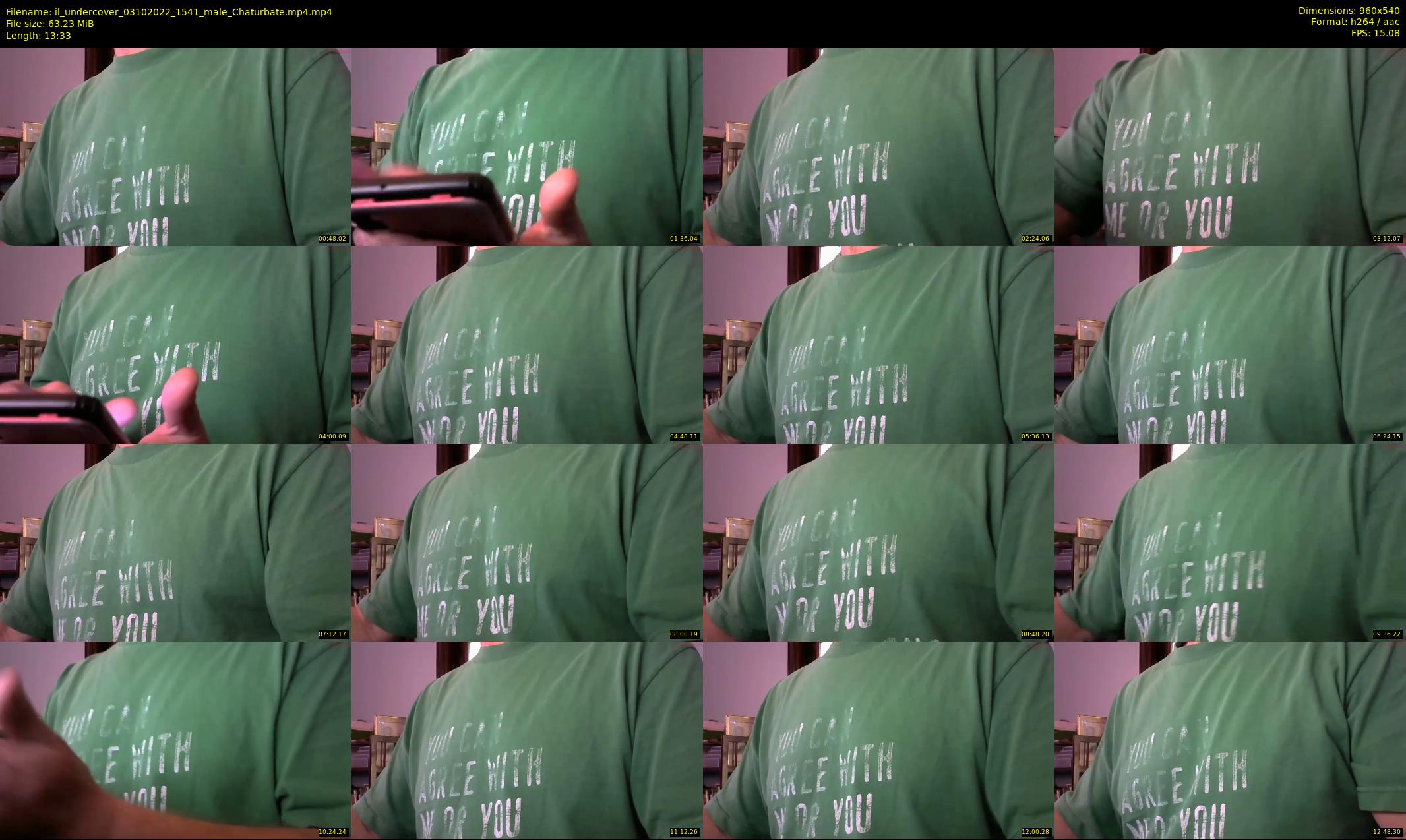il_undercover — 14 minute Chaturbate male cam show recording, 480p, Oct 3, 2022