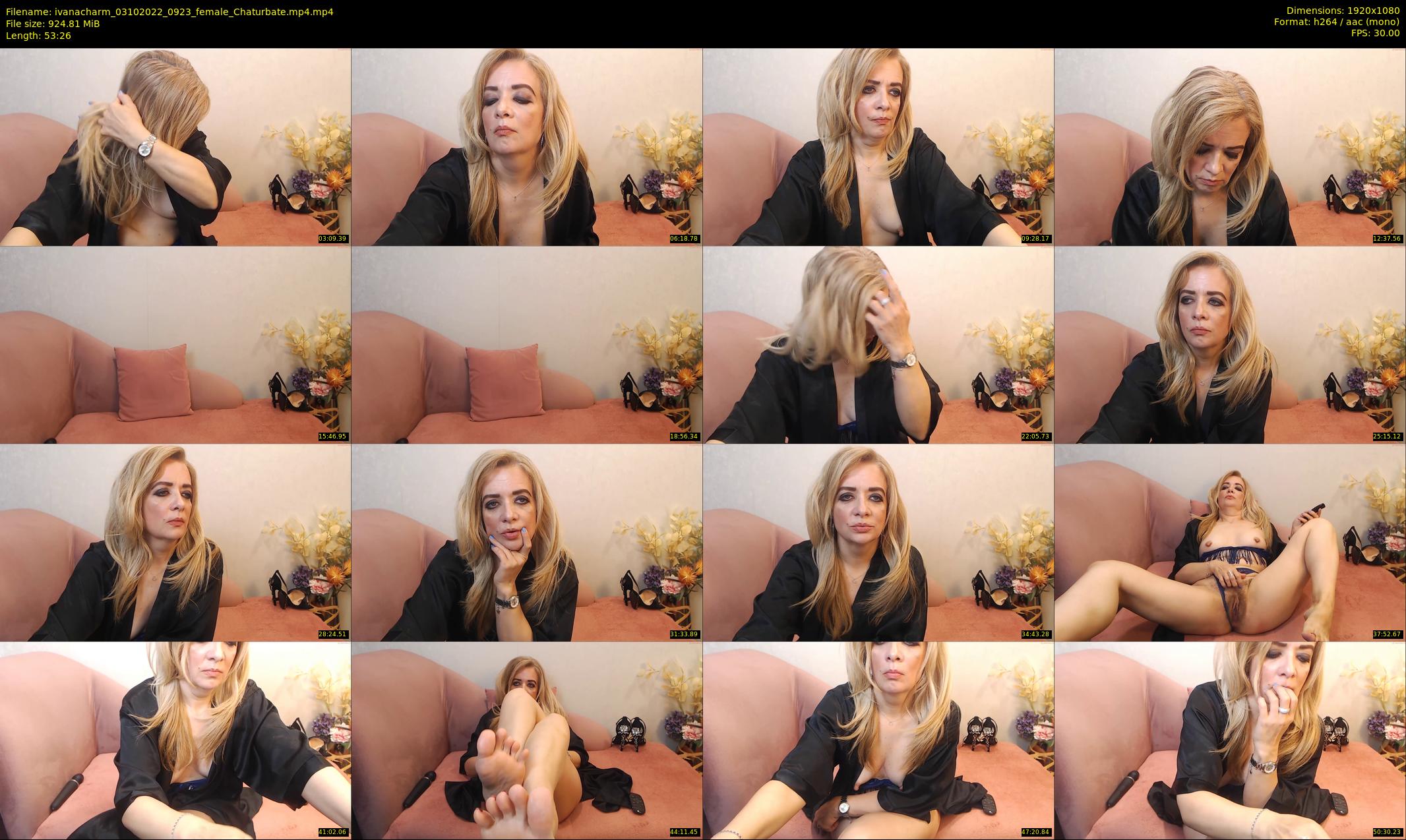 ivanacharm — 54 minute Chaturbate female cam show recording, 1080p, Oct 3, 2022