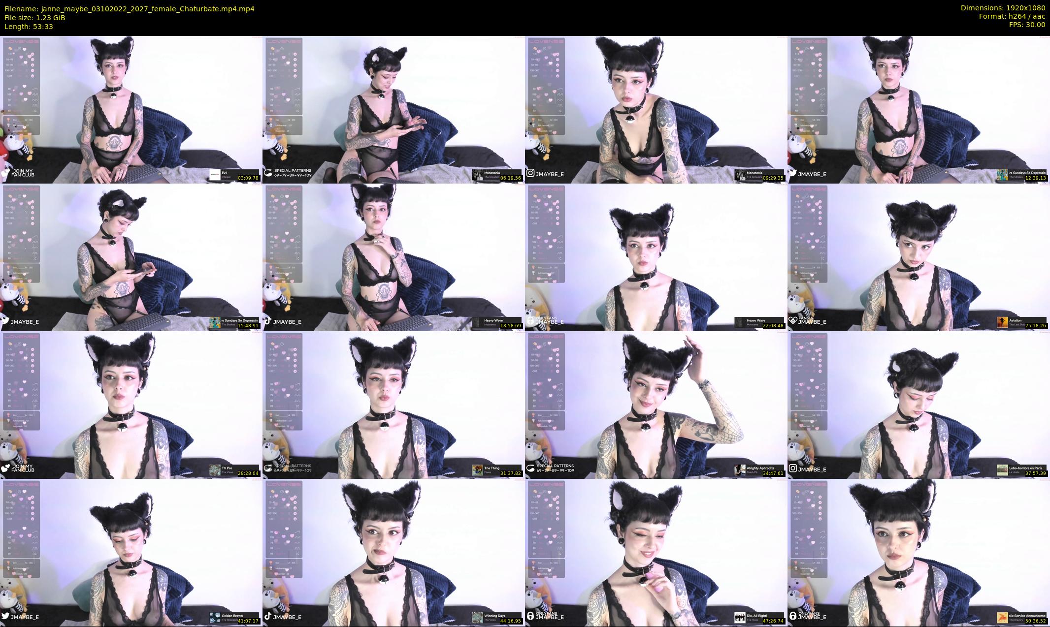 janne_maybe — 54 minute Chaturbate female cam show recording, 1080p, Oct 3, 2022