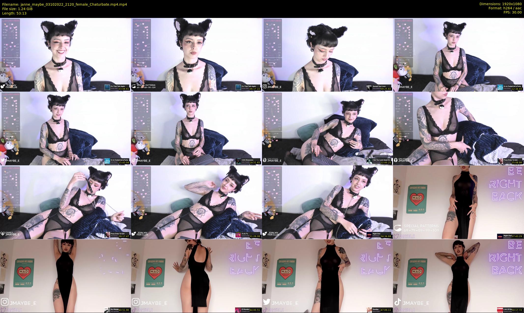 janne_maybe — 54 minute Chaturbate female cam show recording, 1080p, Oct 3, 2022