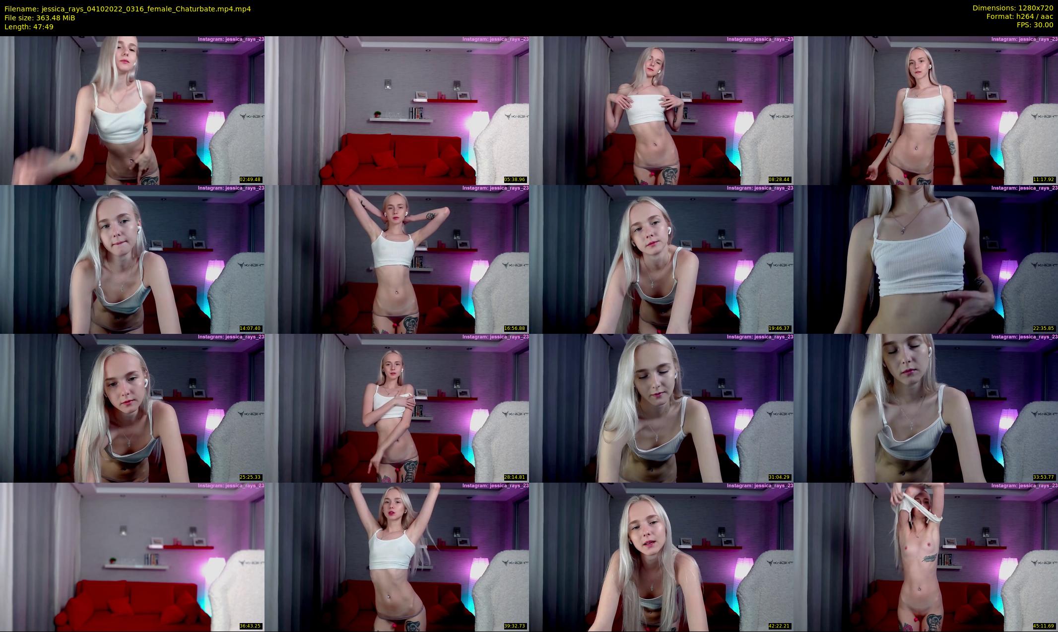 jessica_rays — 48 minute Chaturbate couple cam show recording, 720p, Oct 4, 2022