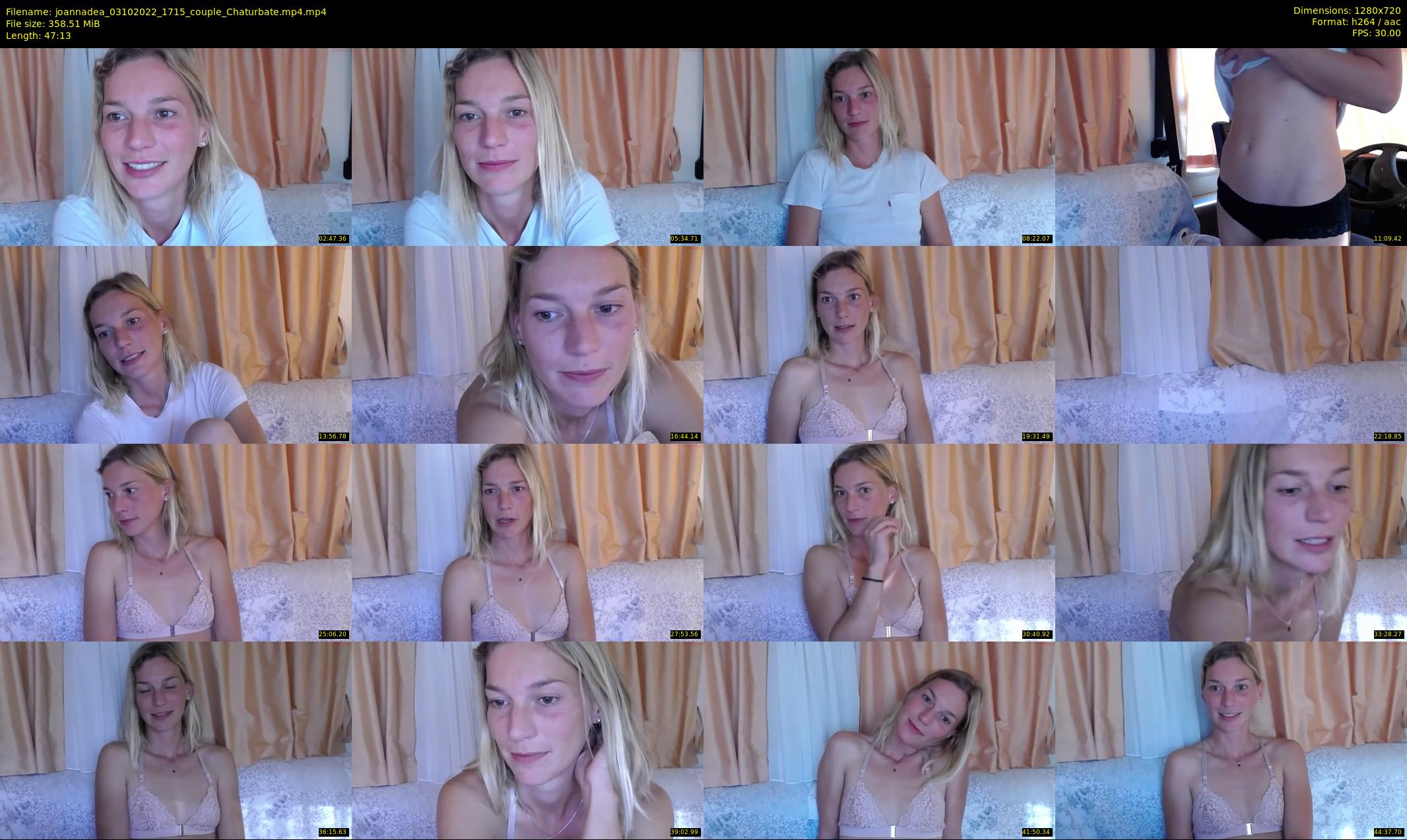 joannadea — 48 minute Chaturbate female cam show recording, 720p, Oct 3, 2022