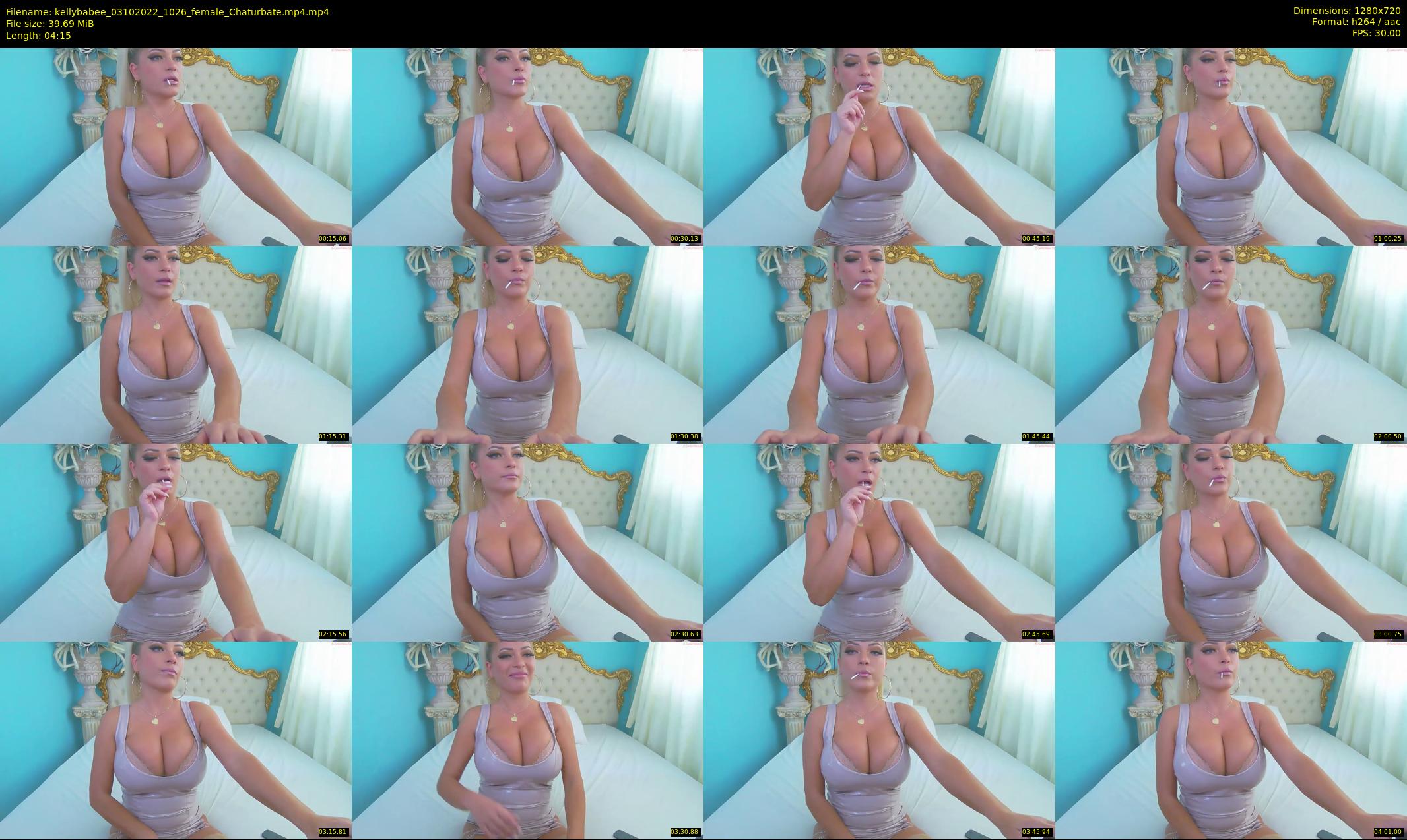 kellybabee — 5 minute Chaturbate female cam show recording, 720p, Oct 3, 2022