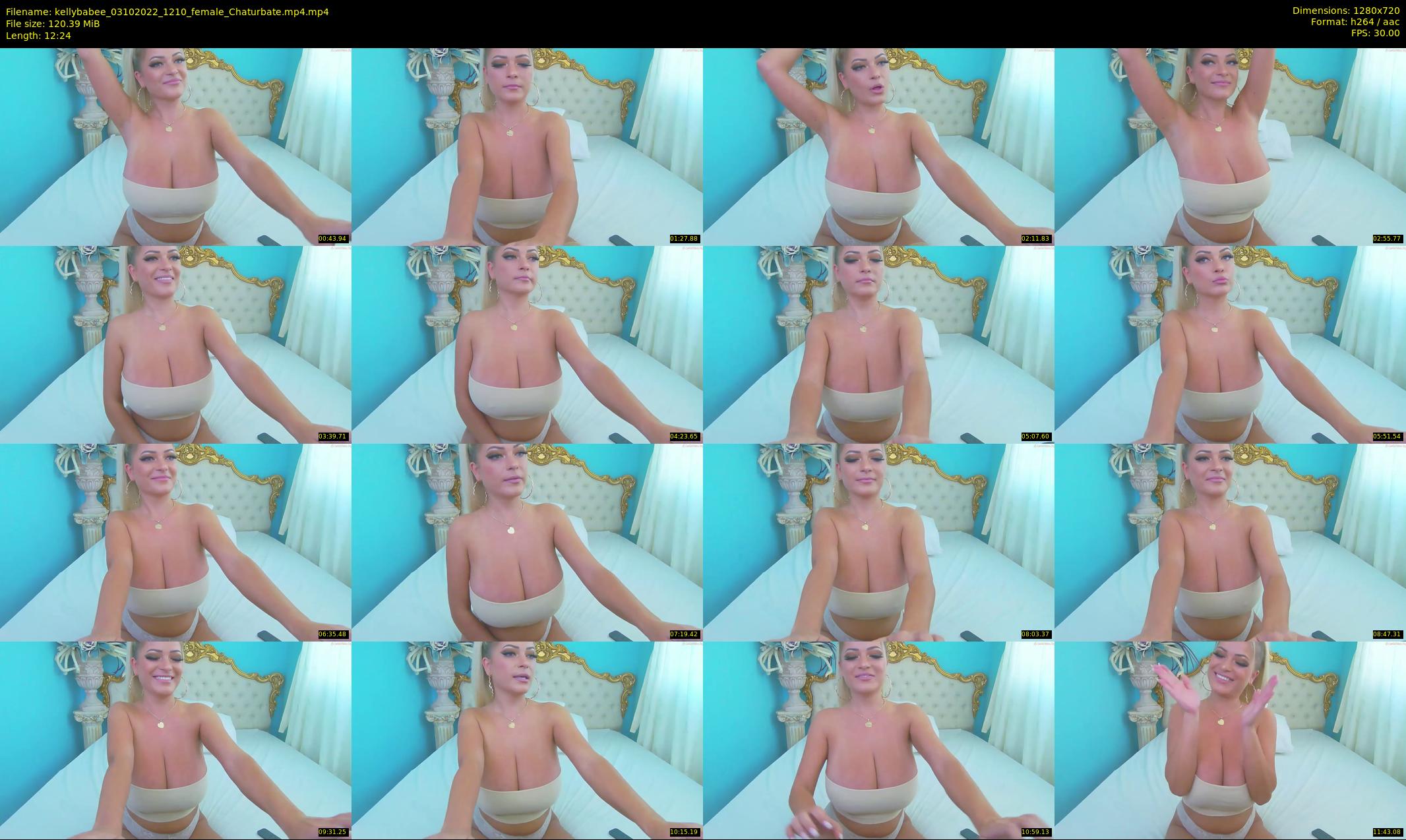 kellybabee — 13 minute Chaturbate female cam show recording, 720p, Oct 3, 2022