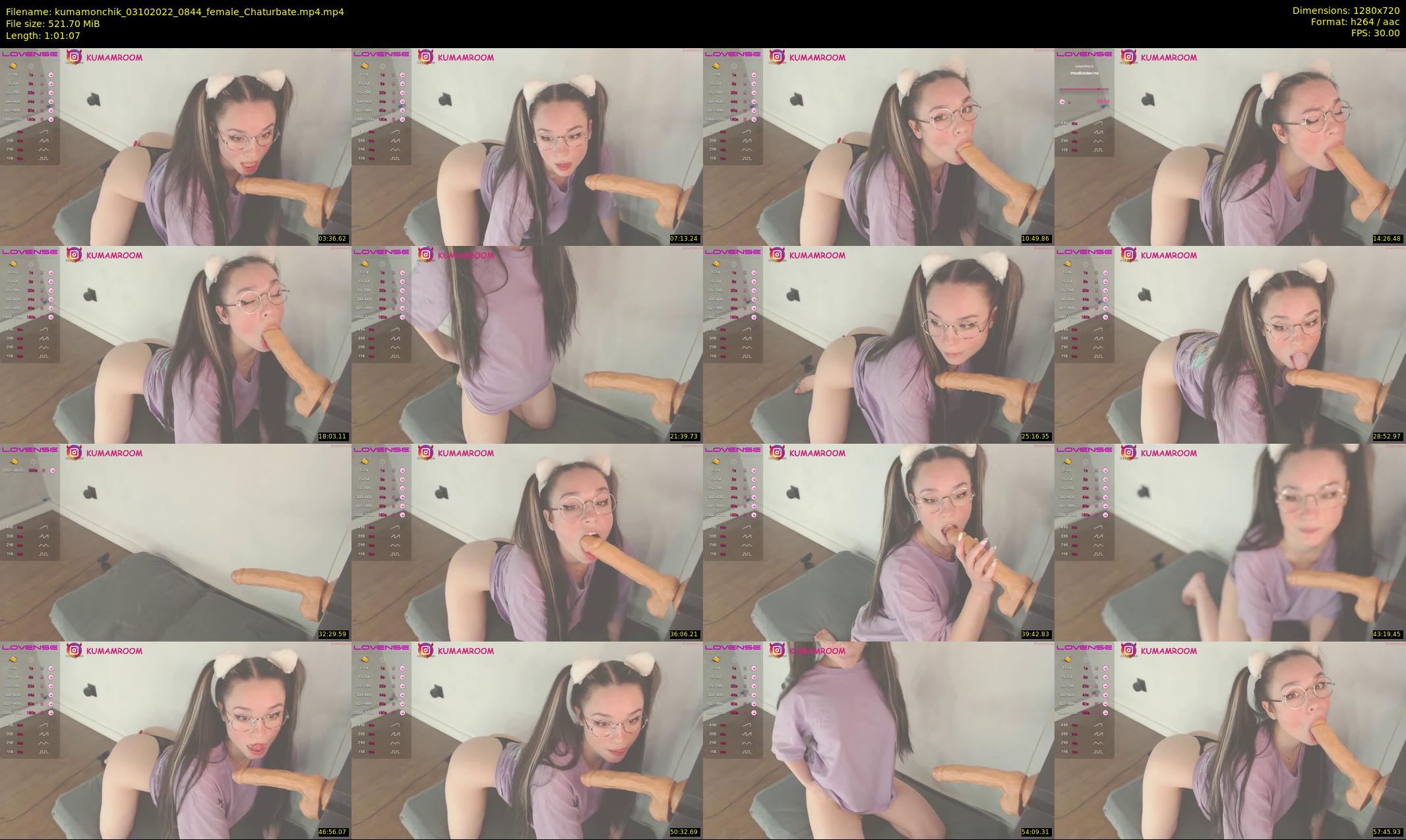 kumamonchik — 62 minute Chaturbate couple cam show recording, 720p, Oct 3, 2022