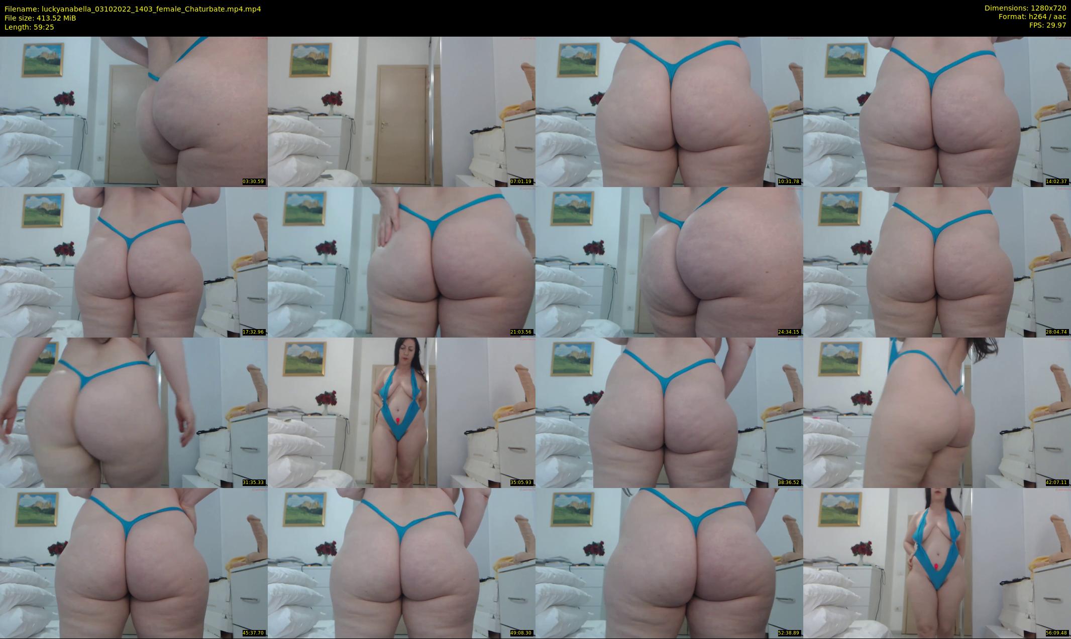 luckyanabella — 60 minute Chaturbate female cam show recording, 720p, Oct 3, 2022