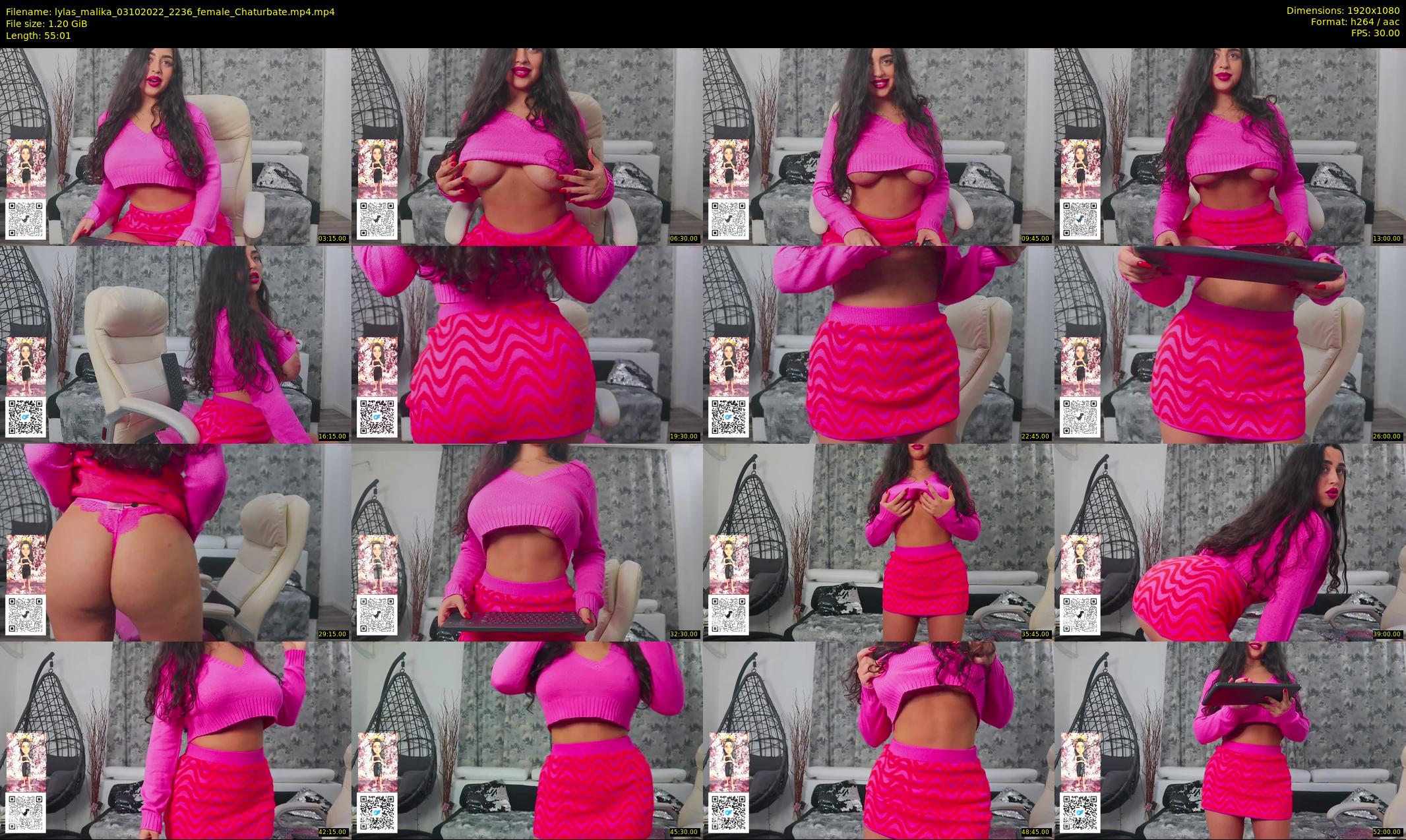 lylas_malika — 56 minute Chaturbate female cam show recording, 1080p, Oct 3, 2022