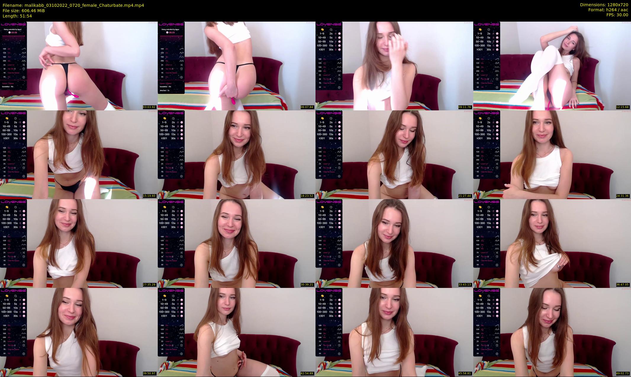 malikabb — 52 minute Chaturbate female cam show recording, 720p, Oct 3, 2022