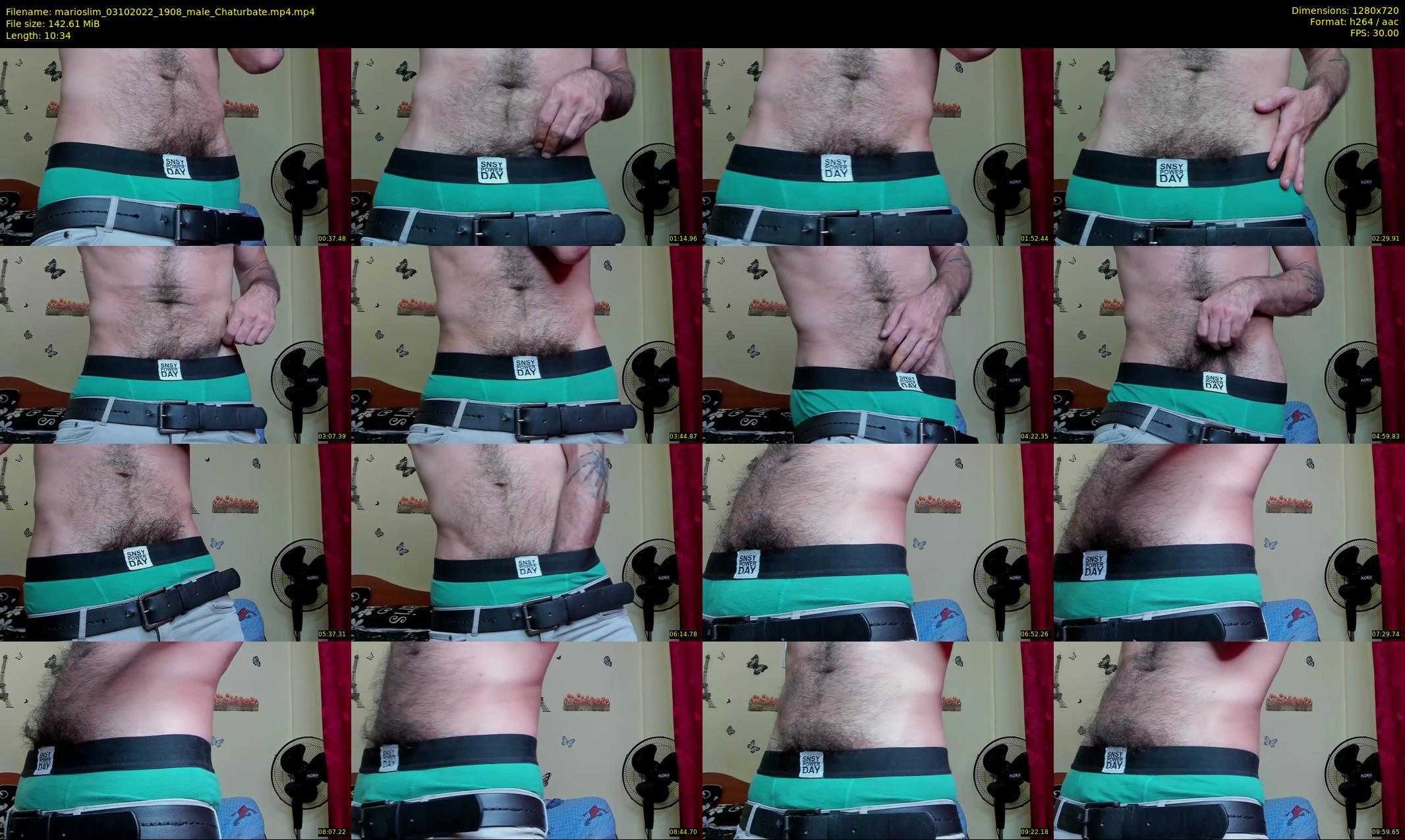 marioslim — 11 minute Chaturbate male cam show recording, 720p, Oct 3, 2022