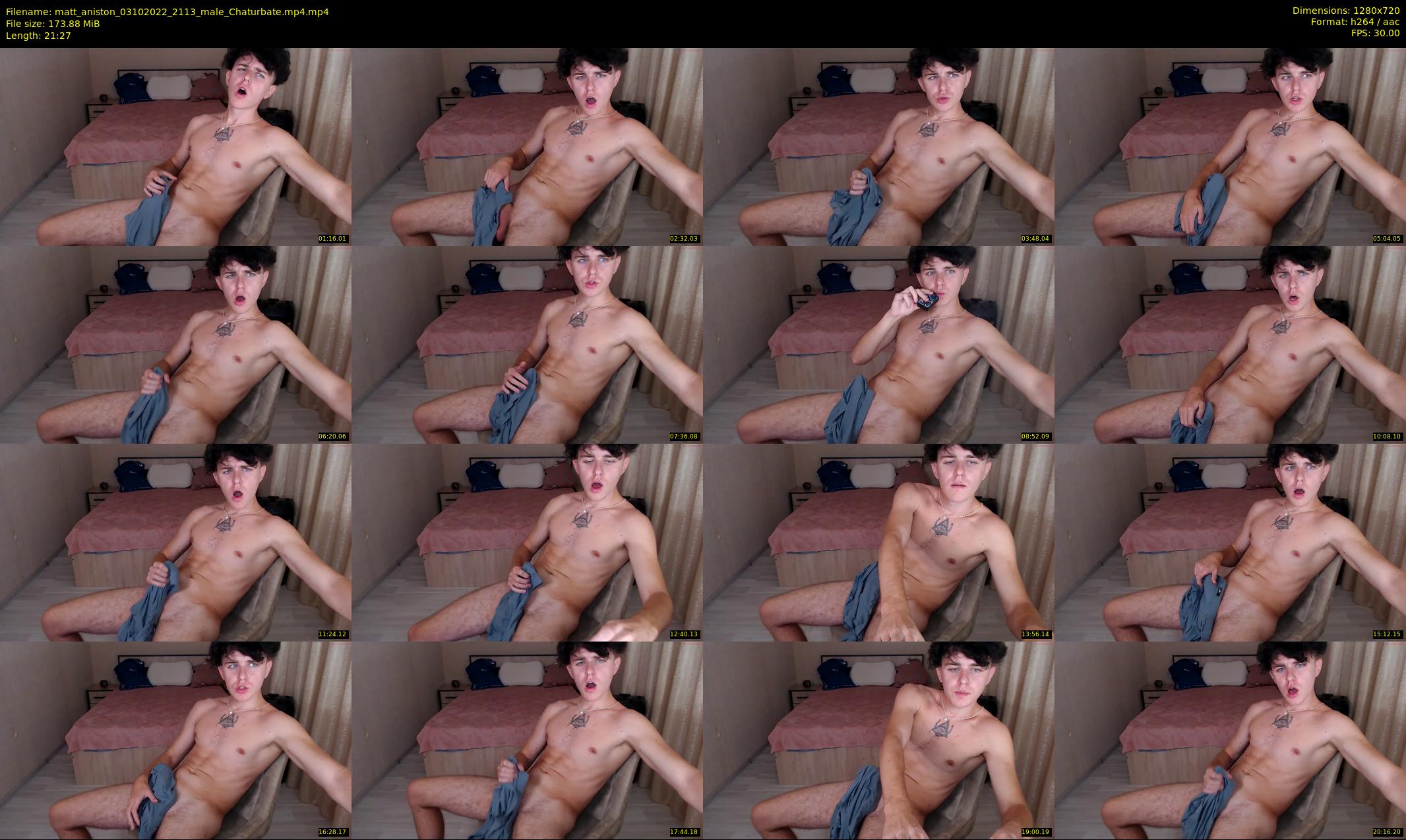 matt_aniston — 22 minute Chaturbate male cam show recording, 720p, Oct 3, 2022