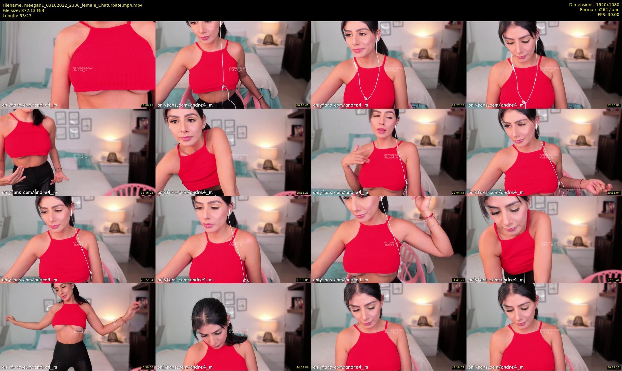 meegan1 — 54 minute Chaturbate female cam show recording, 1080p, Oct 3, 2022