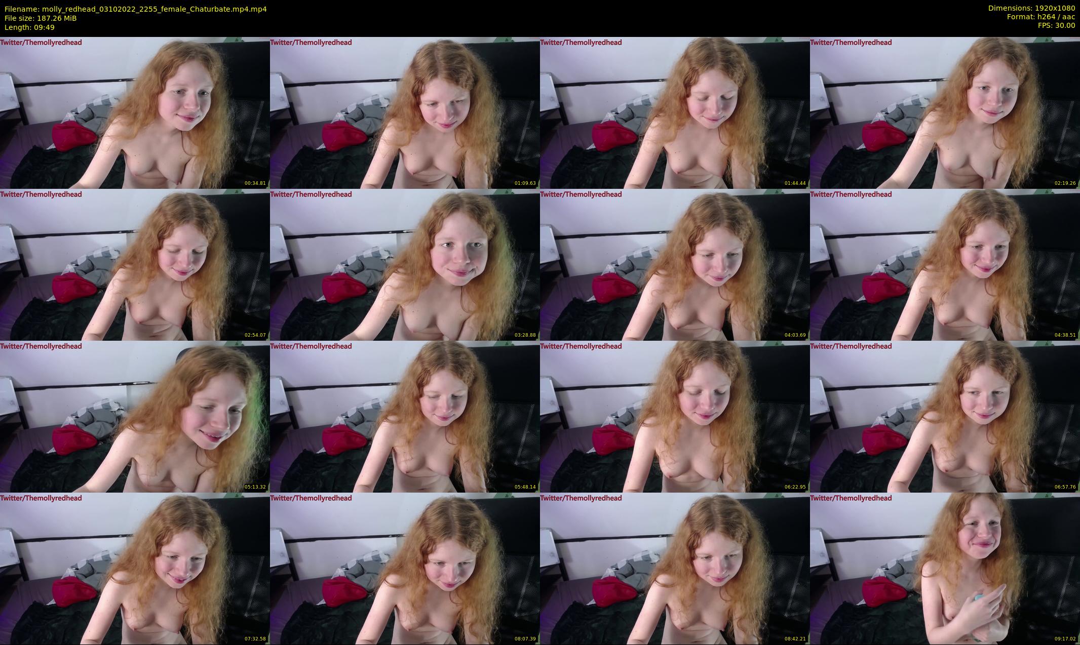 molly_redhead — 10 minute Chaturbate female cam show recording, 1080p, Oct 3, 2022