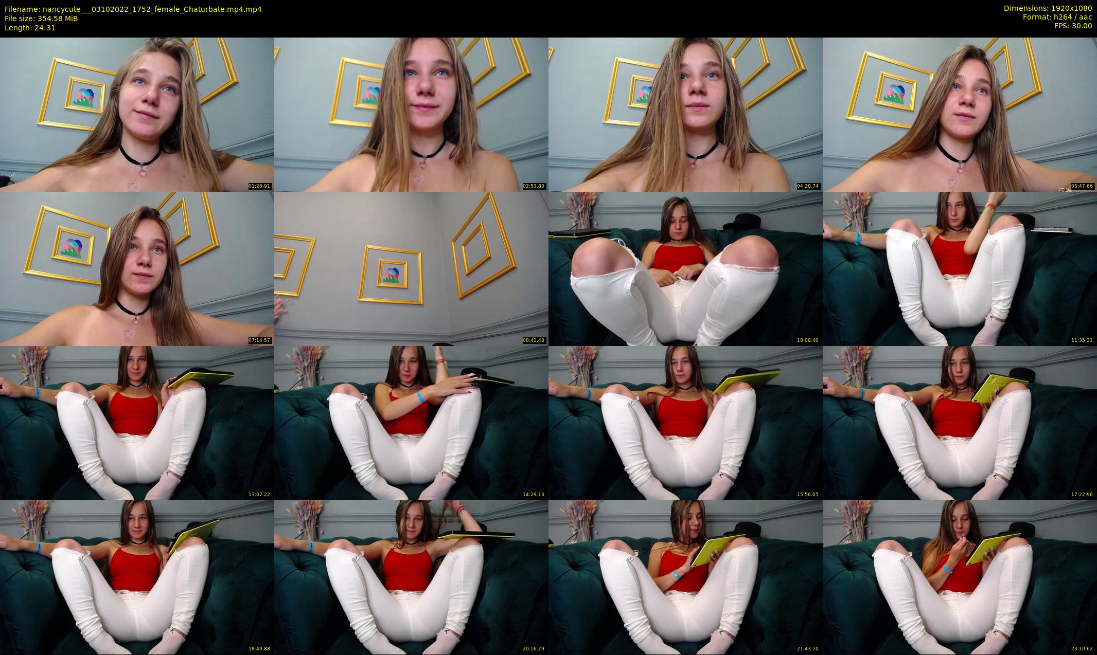 nancycute__ — 25 minute Chaturbate female cam show recording, 1080p, Oct 3, 2022