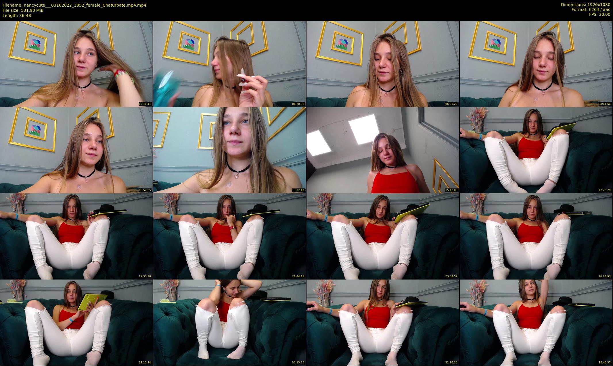 nancycute__ — 37 minute Chaturbate female cam show recording, 1080p, Oct 3, 2022