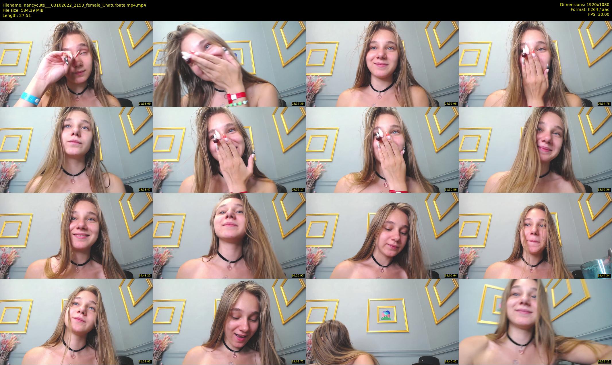 nancycute__ — 28 minute Chaturbate female cam show recording, 1080p, Oct 3, 2022