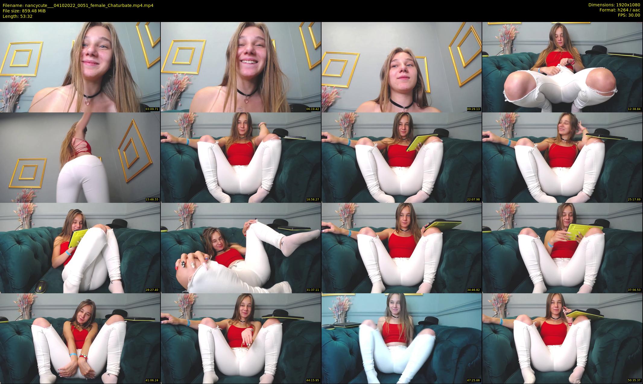 nancycute__ — 54 minute Chaturbate female cam show recording, 1080p, Oct 4, 2022