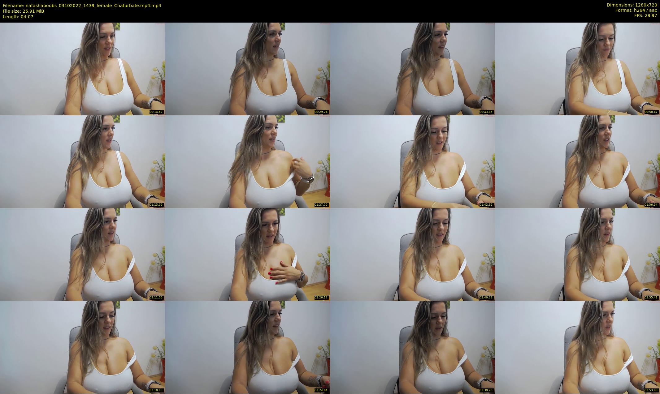 natashaboobs — 5 minute Chaturbate female cam show recording, 720p, Oct 3, 2022