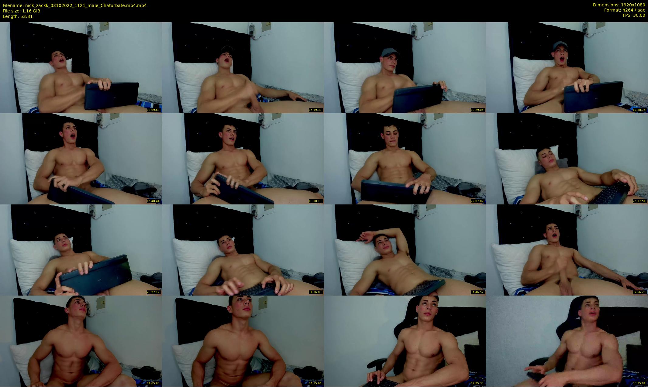 nick_zackk — 54 minute Chaturbate male cam show recording, 1080p, Oct 3, 2022