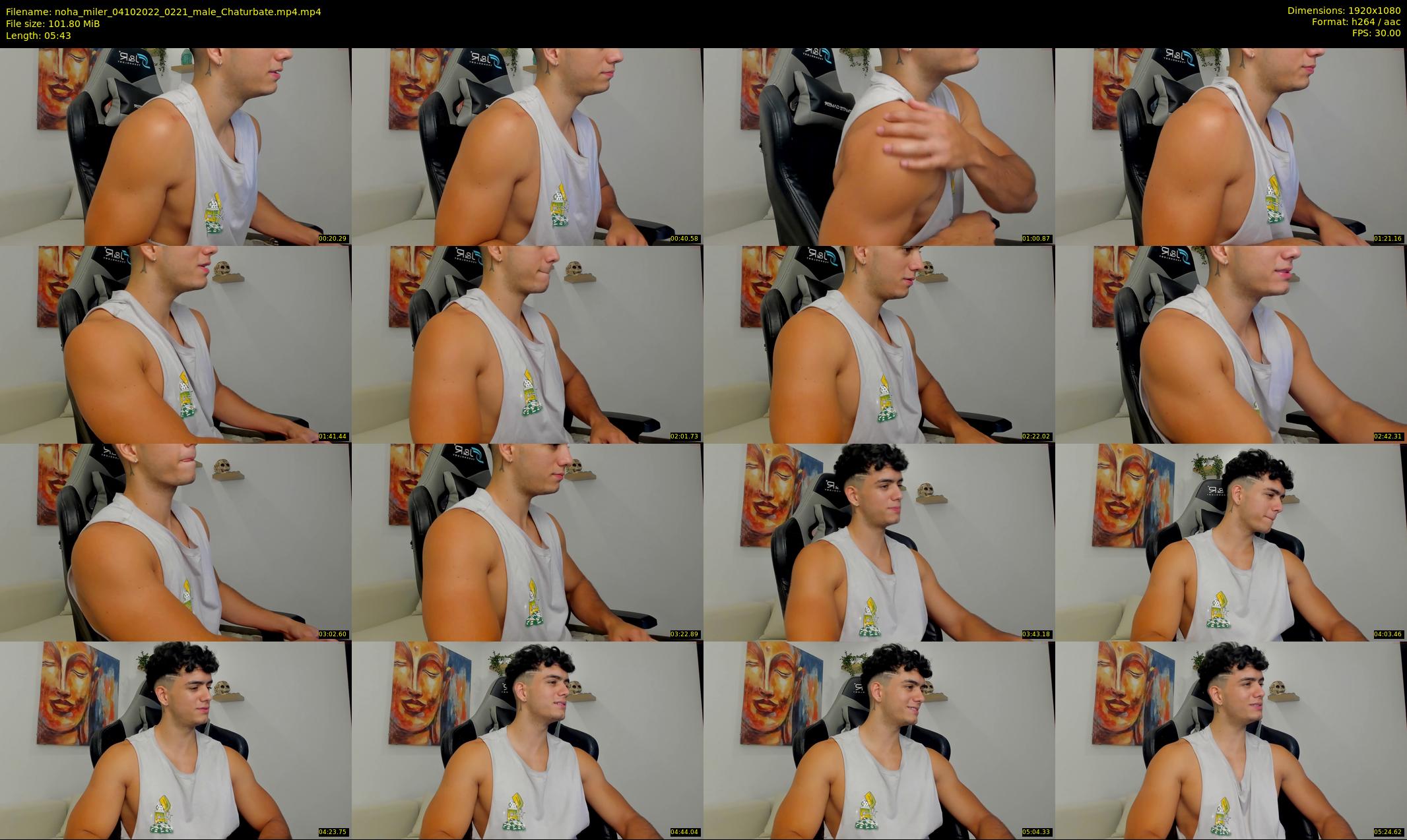 noha_miler — 6 minute Chaturbate male cam show recording, 1080p, Oct 4, 2022