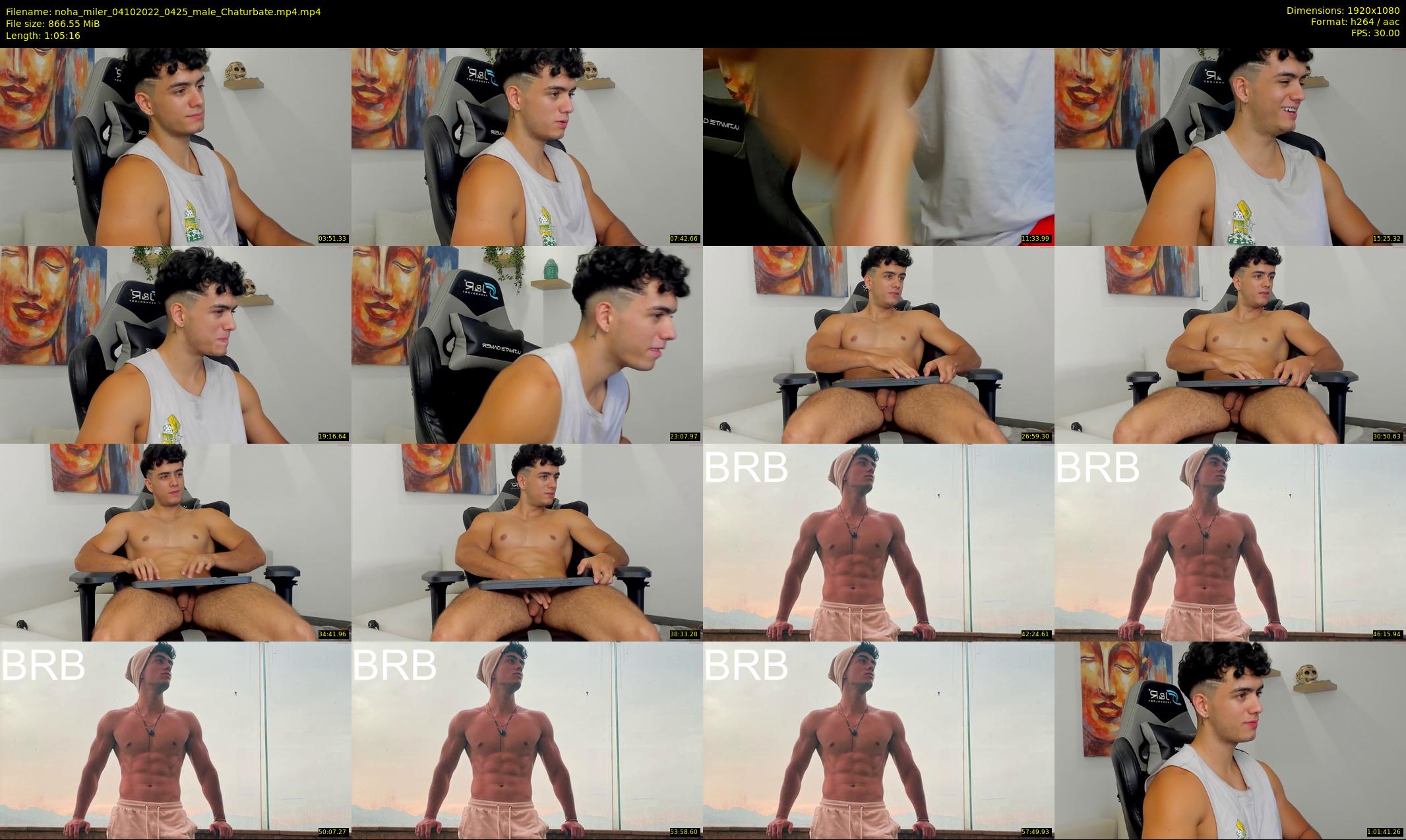 noha_miler — 66 minute Chaturbate male cam show recording, 1080p, Oct 4, 2022