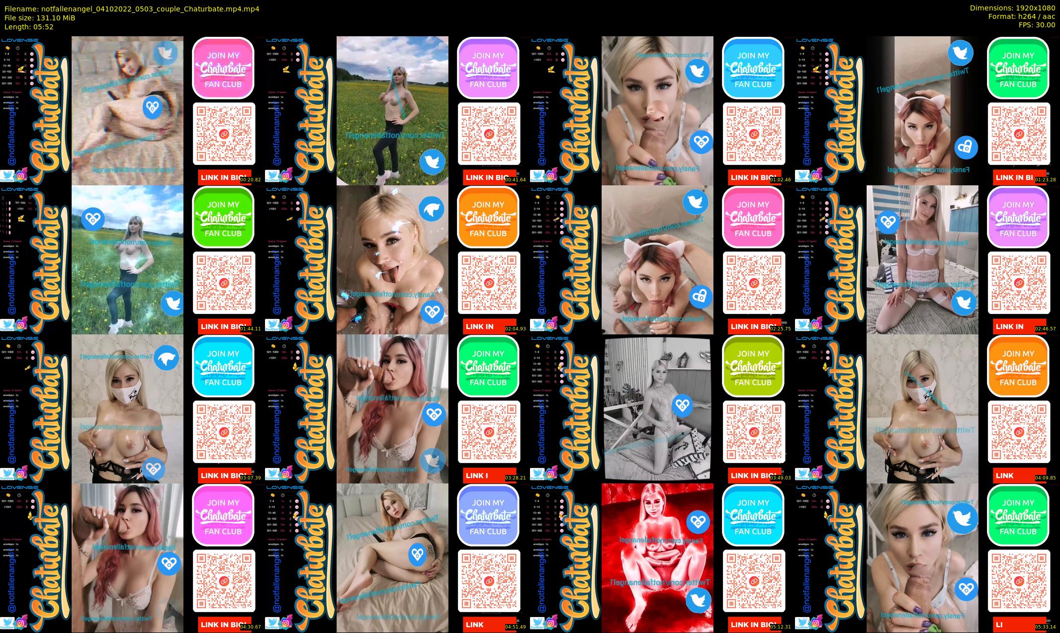 notfallenangel — 6 minute Chaturbate couple cam show recording, 1080p, Oct 4, 2022