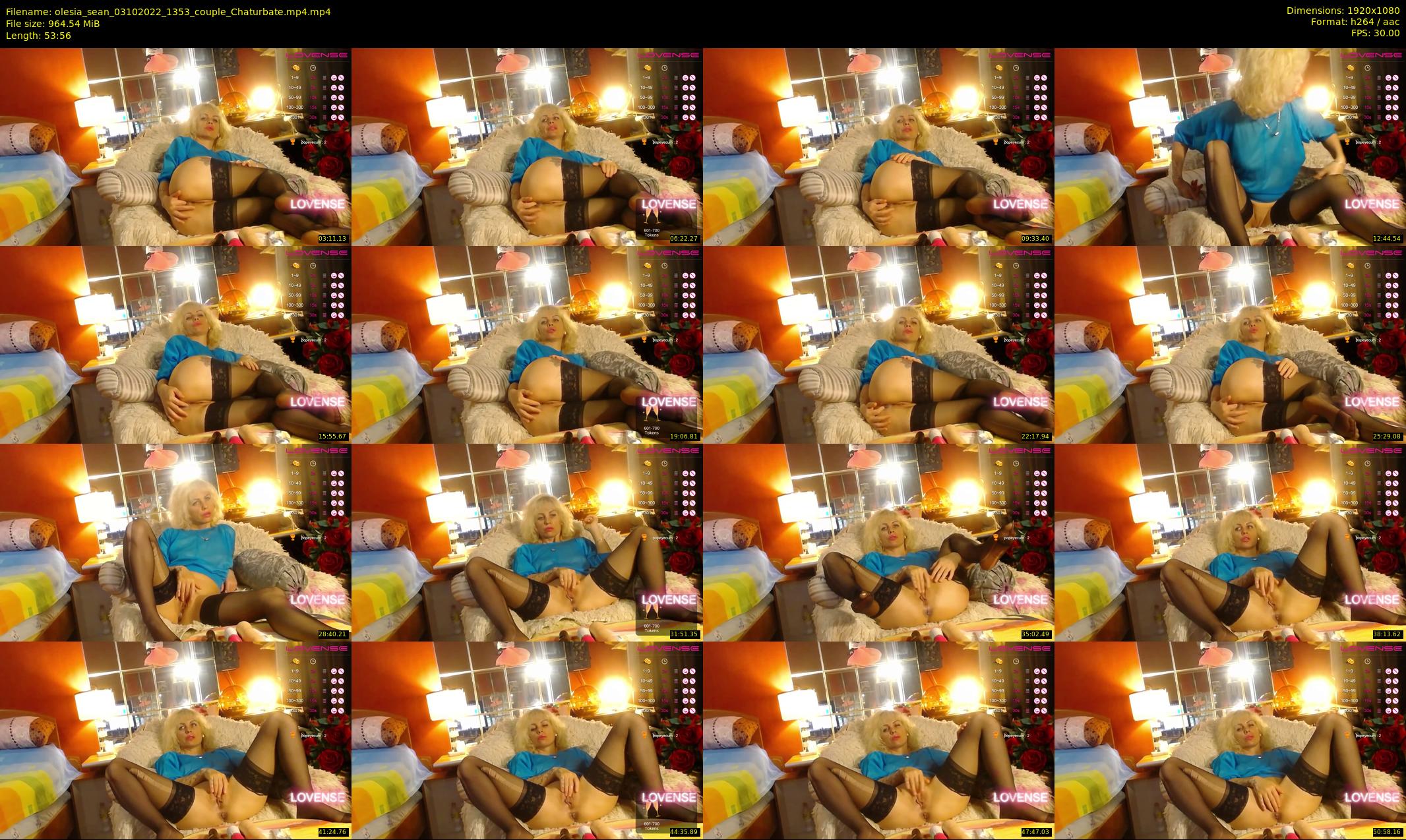 olesia_sean — 54 minute Chaturbate couple cam show recording, 1080p, Oct 3, 2022