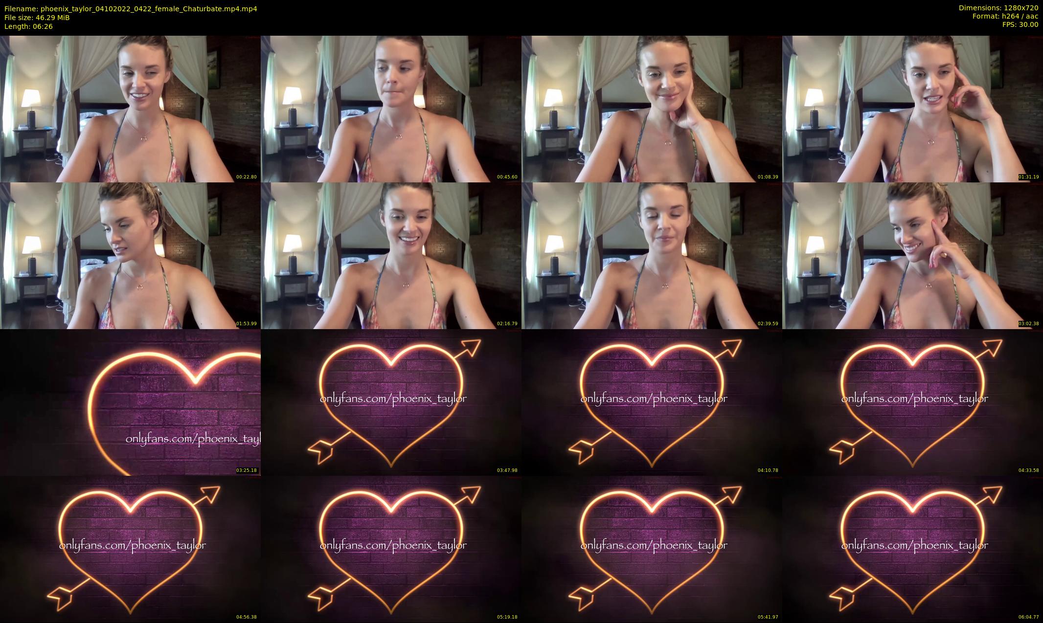 phoenix_taylor — 7 minute Chaturbate female cam show recording, 720p, Oct 4, 2022