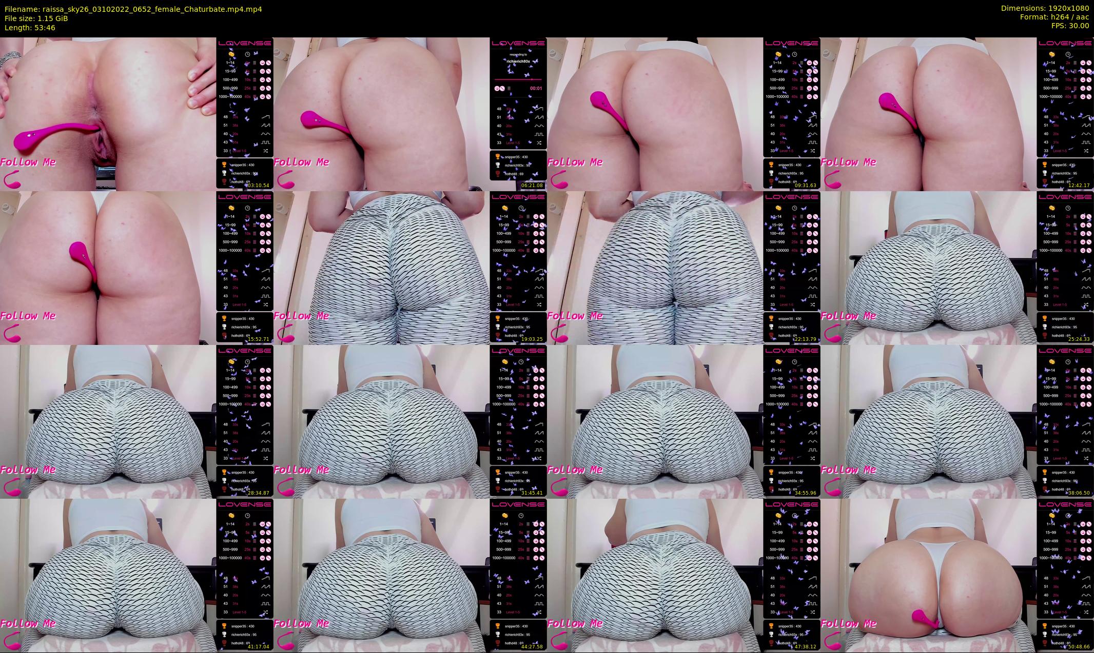 raissa_sky26 — 54 minute Chaturbate female cam show recording, 1080p, Oct 3, 2022