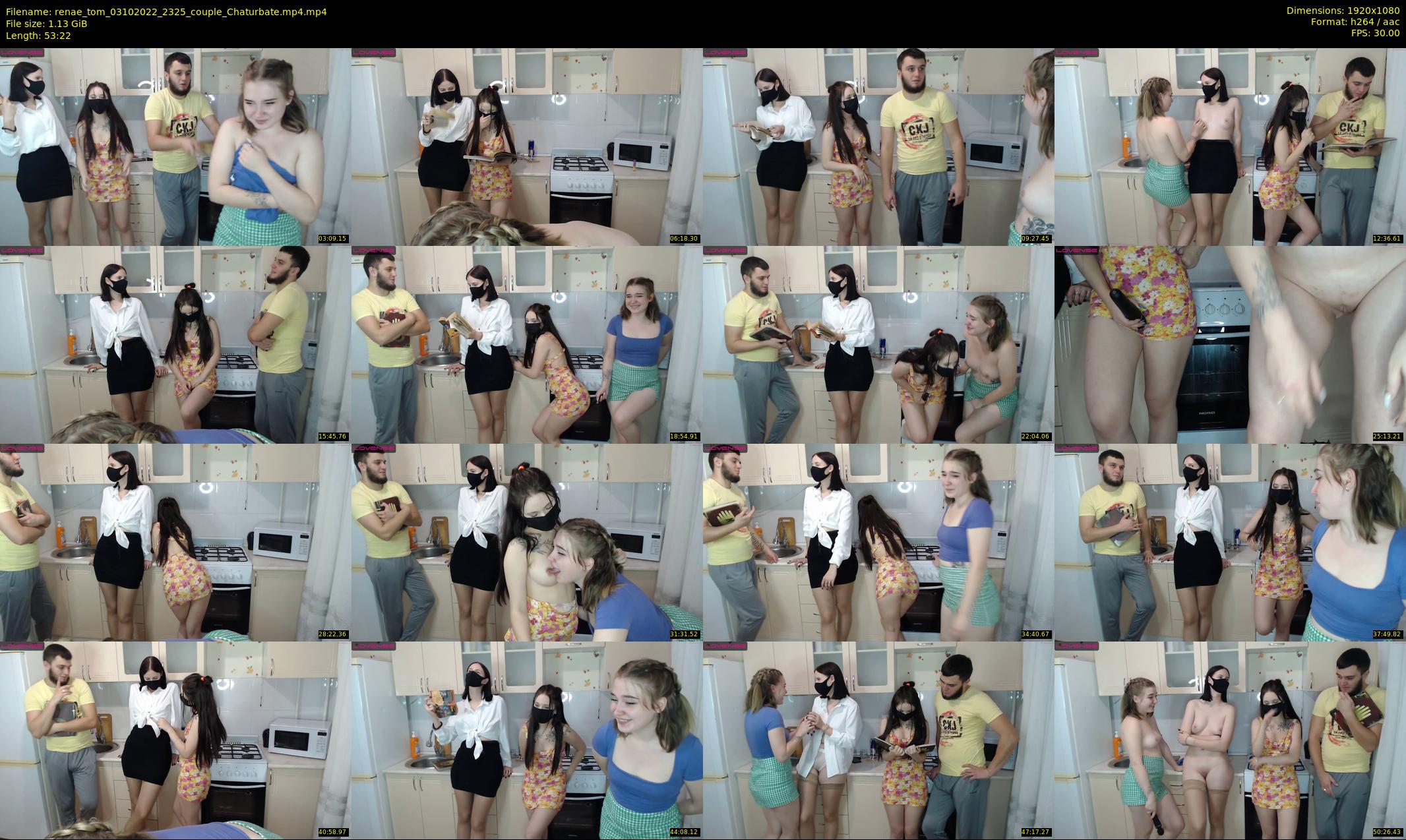 renae_tom — 54 minute Chaturbate couple cam show recording, 1080p, Oct 3, 2022
