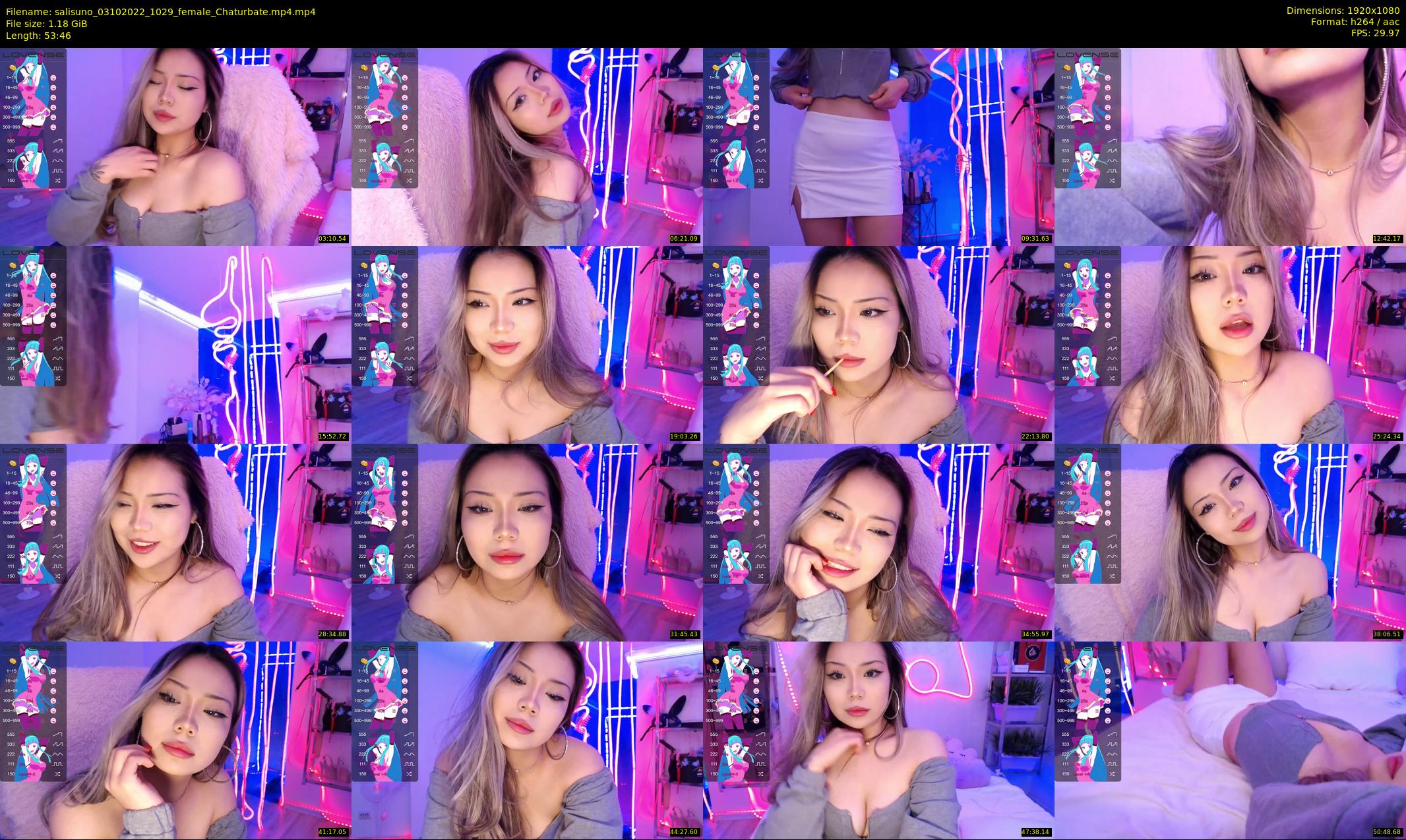 salisuno — 54 minute Chaturbate female cam show recording, 1080p, Oct 3, 2022