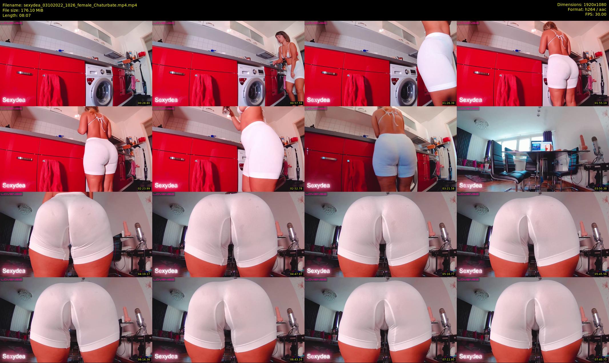 sexydea — 9 minute Chaturbate female cam show recording, 1080p, Oct 3, 2022