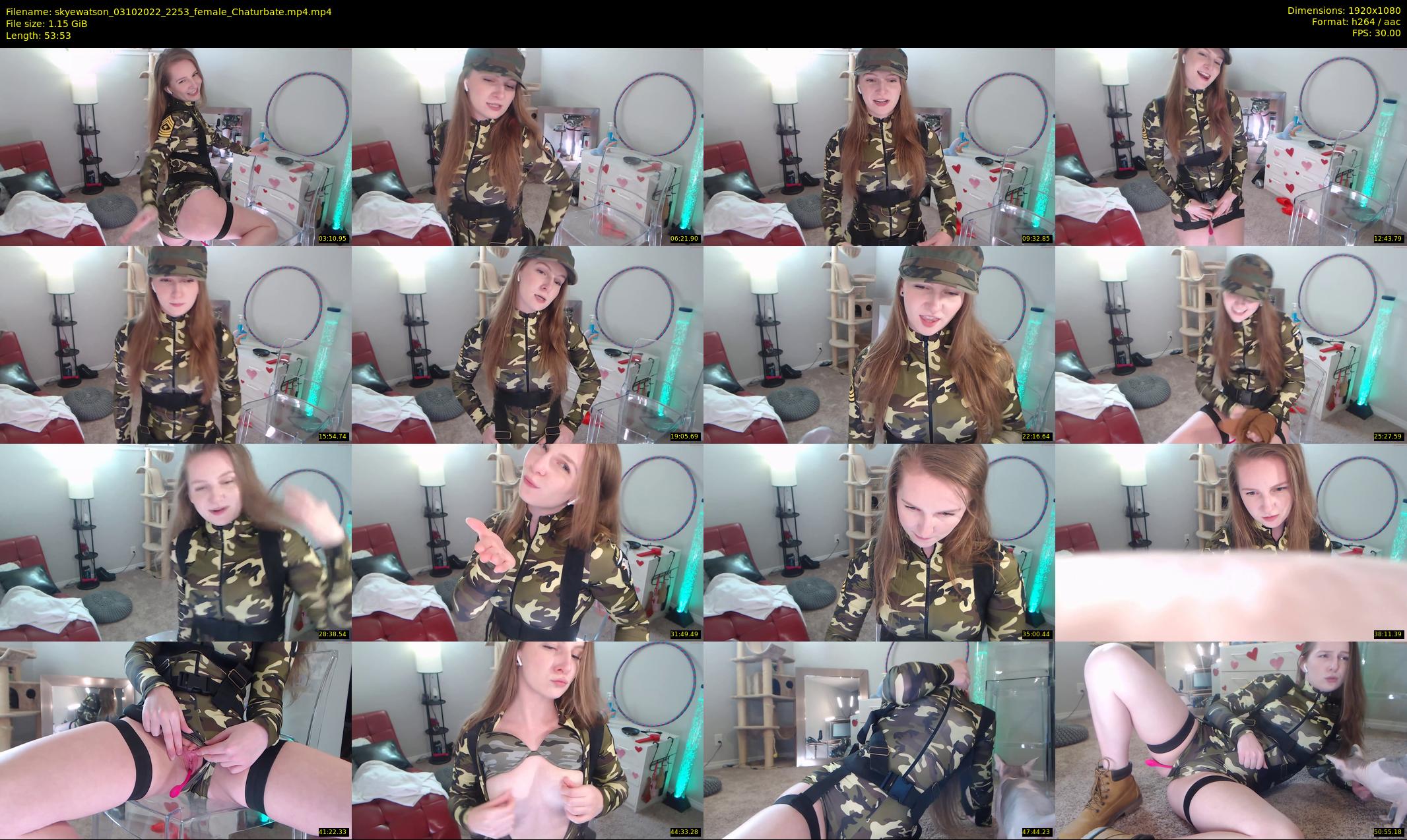 skyewatson — 54 minute Chaturbate female cam show recording, 1080p, Oct 3, 2022