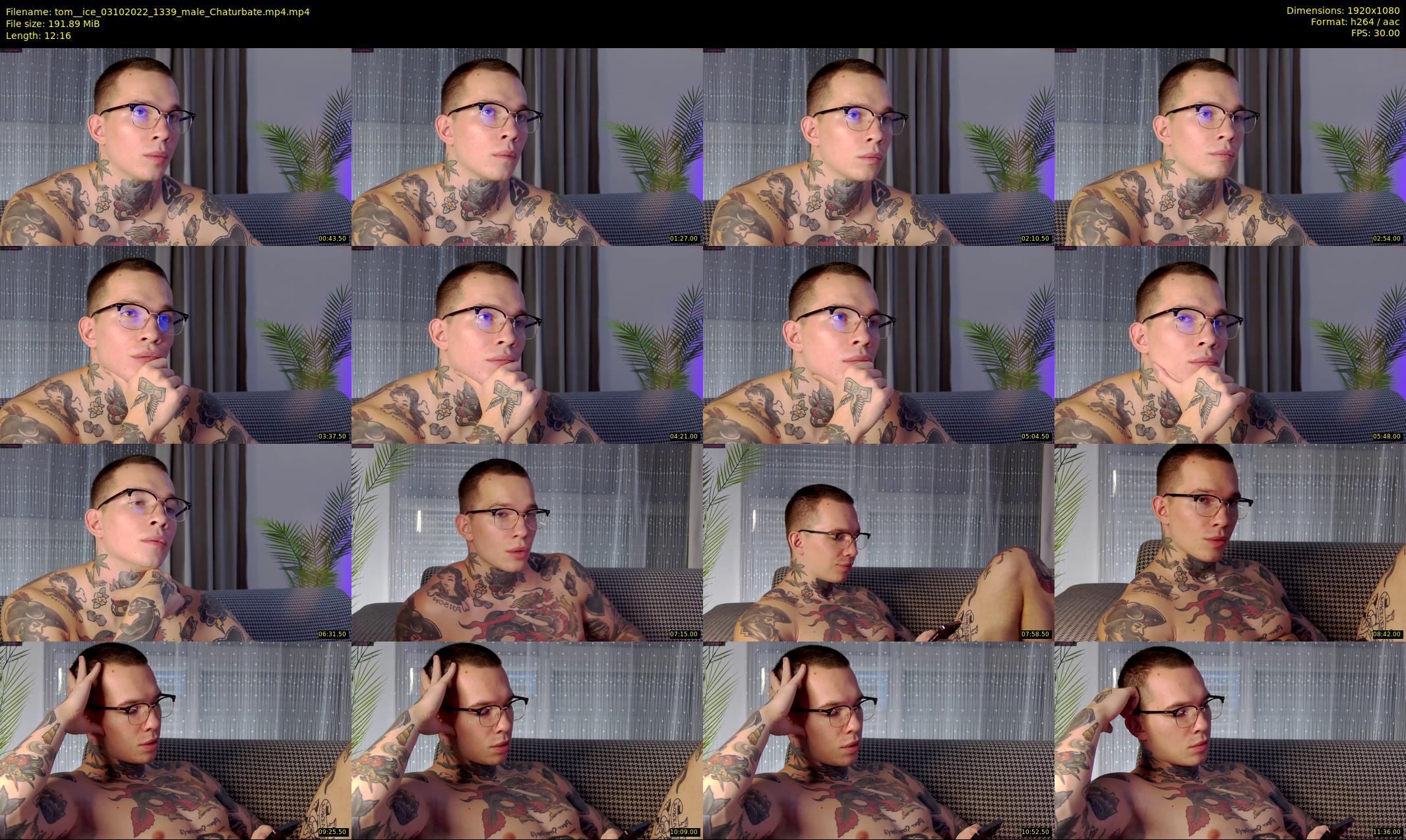 tom__ice — 13 minute Chaturbate male cam show recording, 1080p, Oct 3, 2022