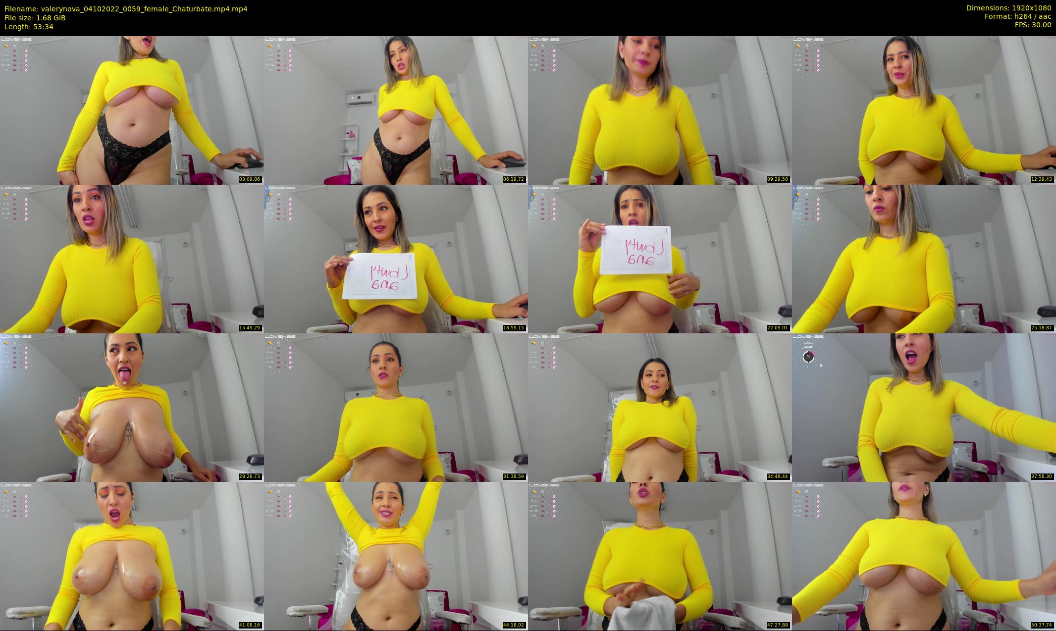valerynova — 54 minute Chaturbate female cam show recording, 1080p, Oct 4, 2022
