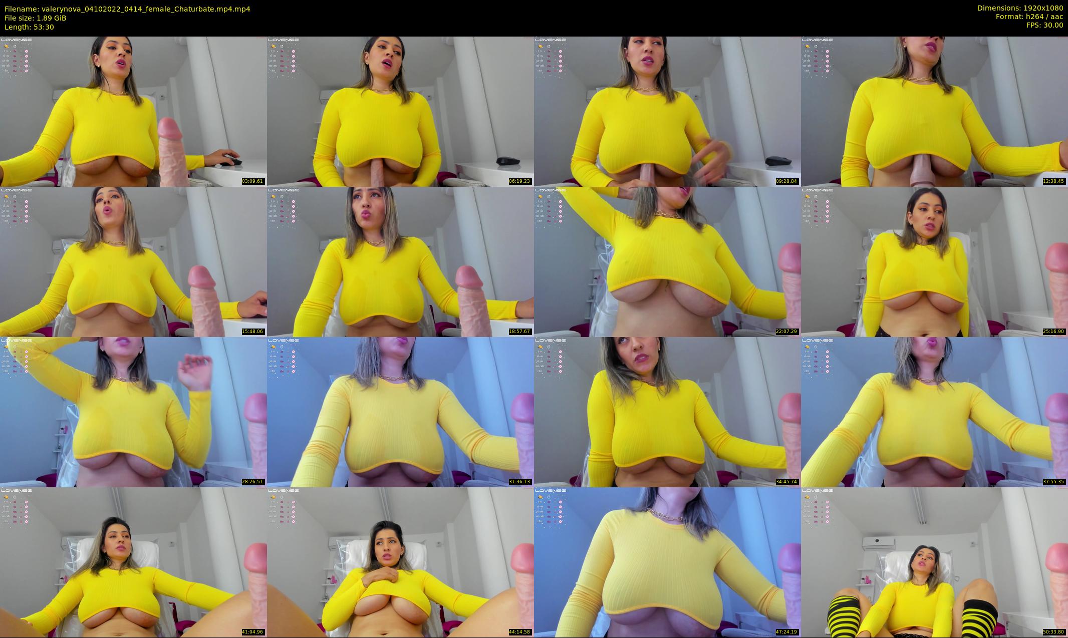 valerynova — 54 minute Chaturbate female cam show recording, 1080p, Oct 4, 2022