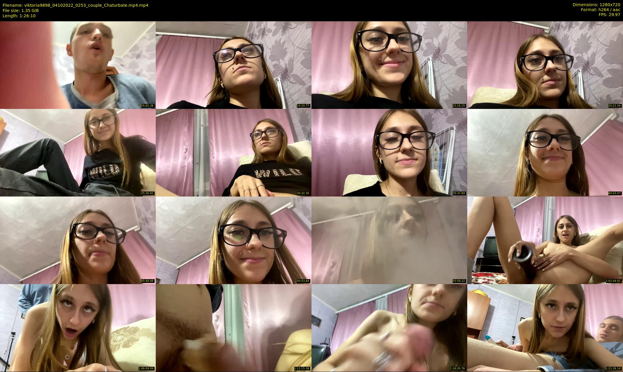 viktoria9898 — 87 minute Chaturbate couple cam show recording, 720p, Oct 4, 2022