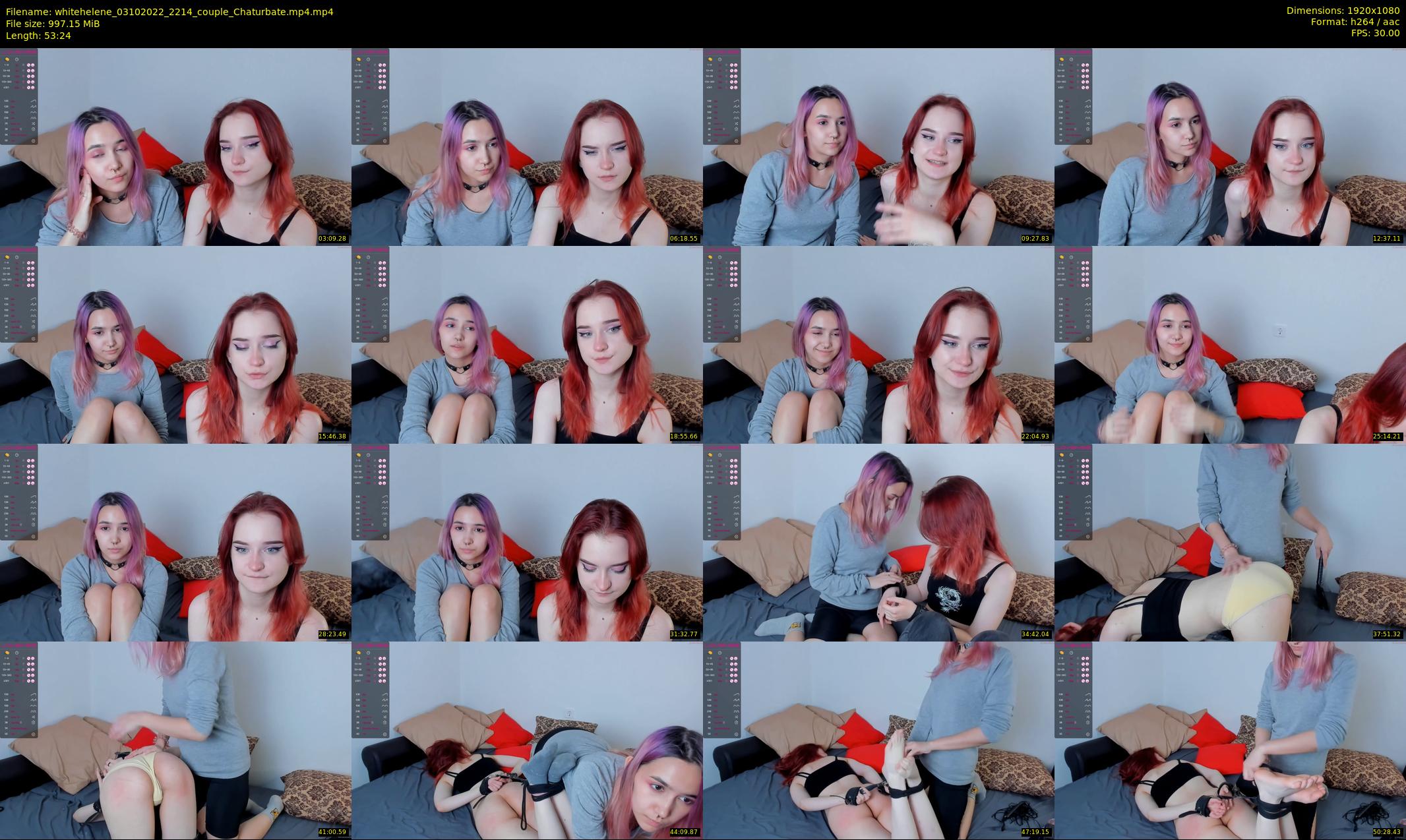 whitehelene — 54 minute Chaturbate female cam show recording, 1080p, Oct 3, 2022