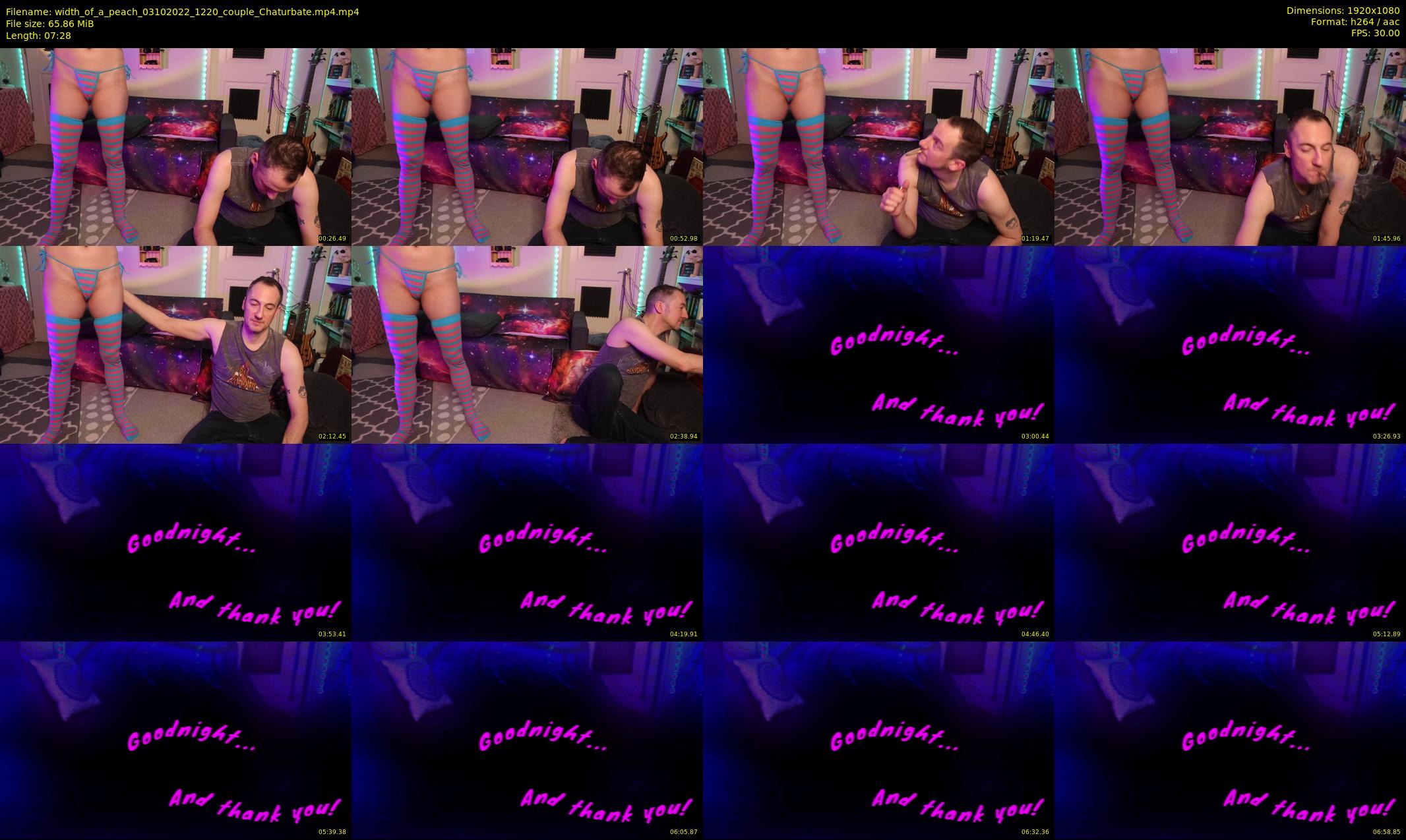 width_of_a_peach — 8 minute Chaturbate couple cam show recording, 1080p, Oct 3, 2022