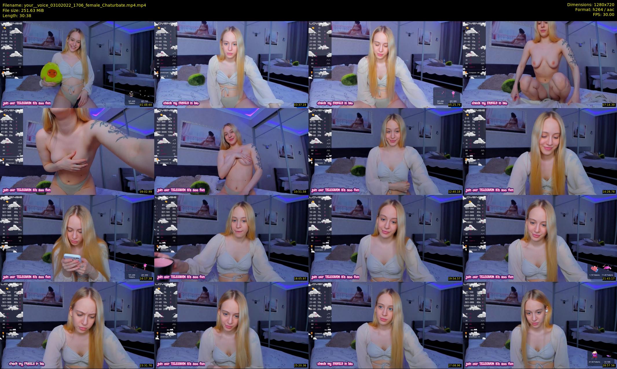 your__voice — 31 minute Chaturbate female cam show recording, 720p, Oct 3, 2022