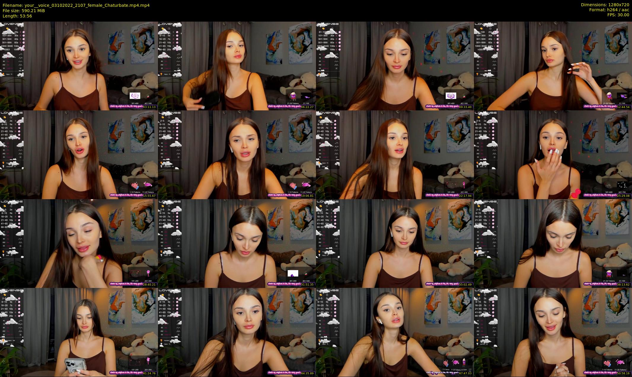 your__voice — 54 minute Chaturbate female cam show recording, 720p, Oct 3, 2022
