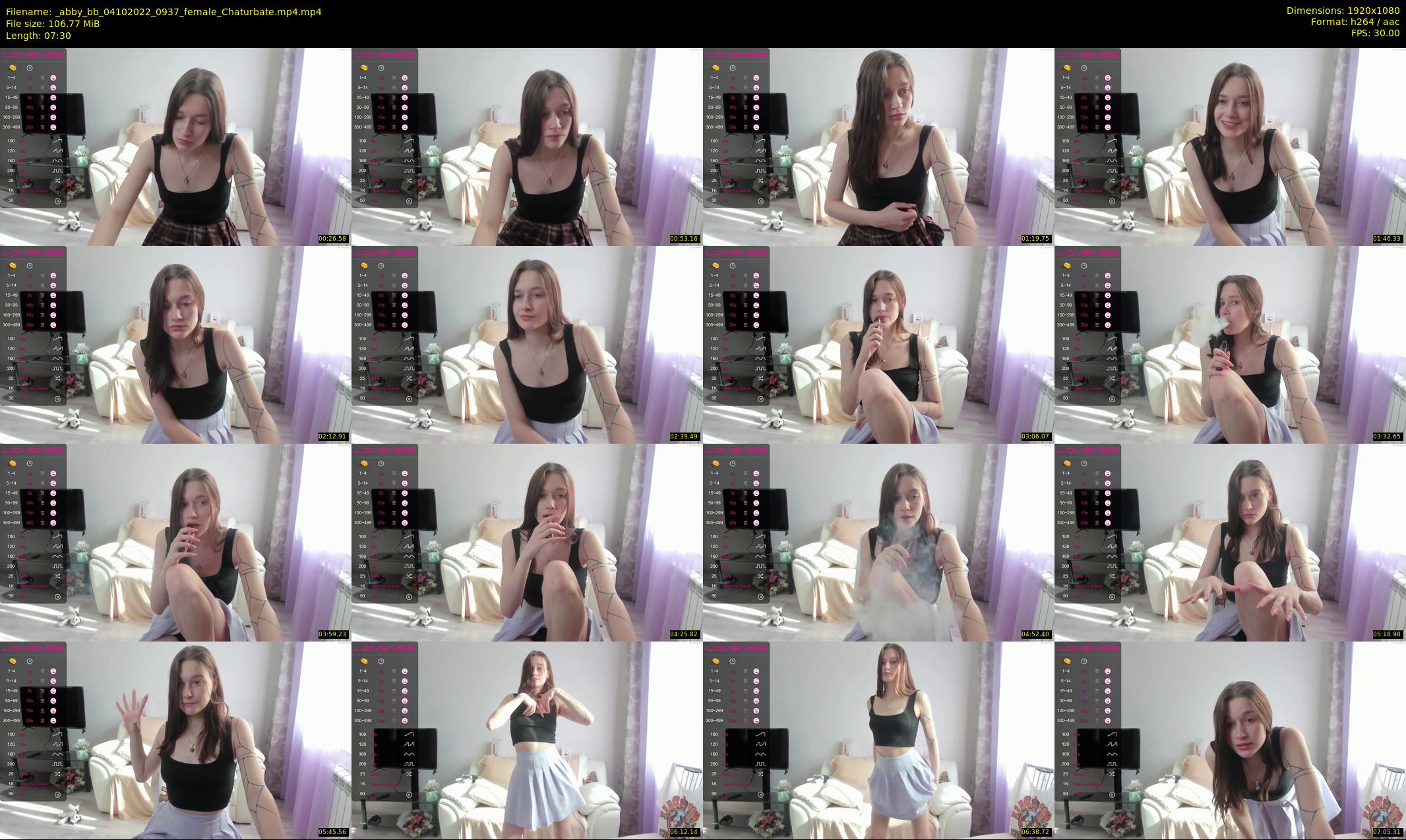 _abby_bb — 8 minute Chaturbate female cam show recording, 1080p, Oct 4, 2022
