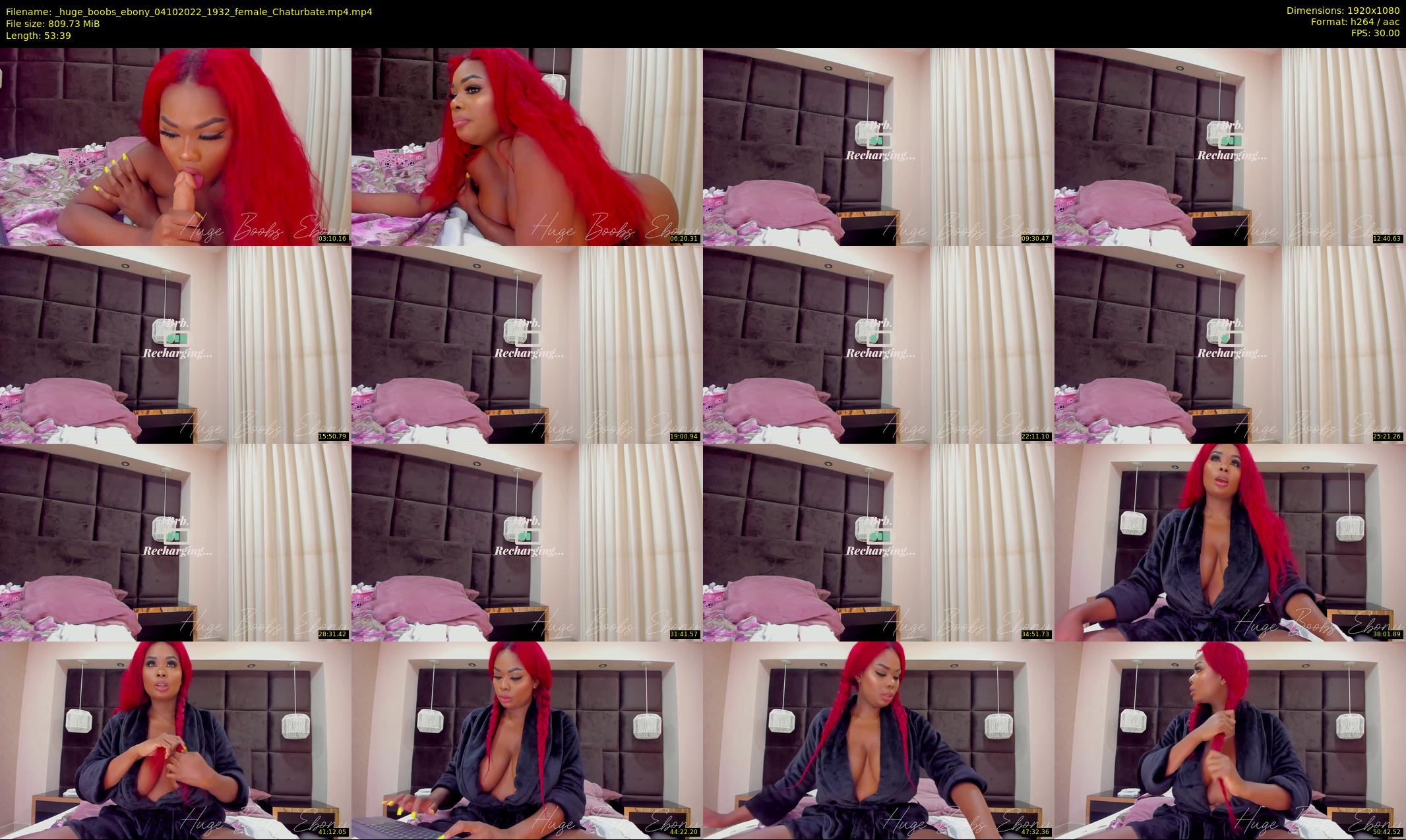 _huge_boobs_ebony — 54 minute Chaturbate female cam show recording, 1080p, Oct 4, 2022