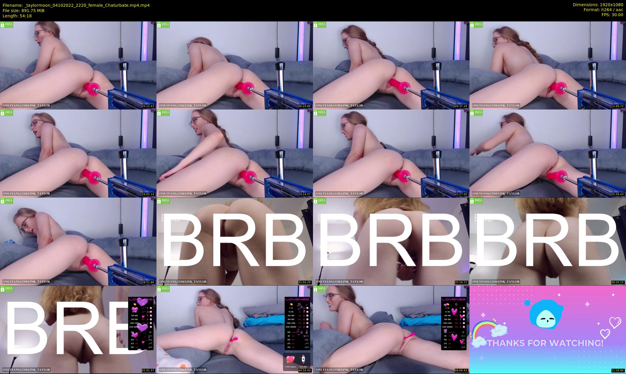 _taylormoon — 55 minute Chaturbate female cam show recording, 1080p, Oct 4, 2022
