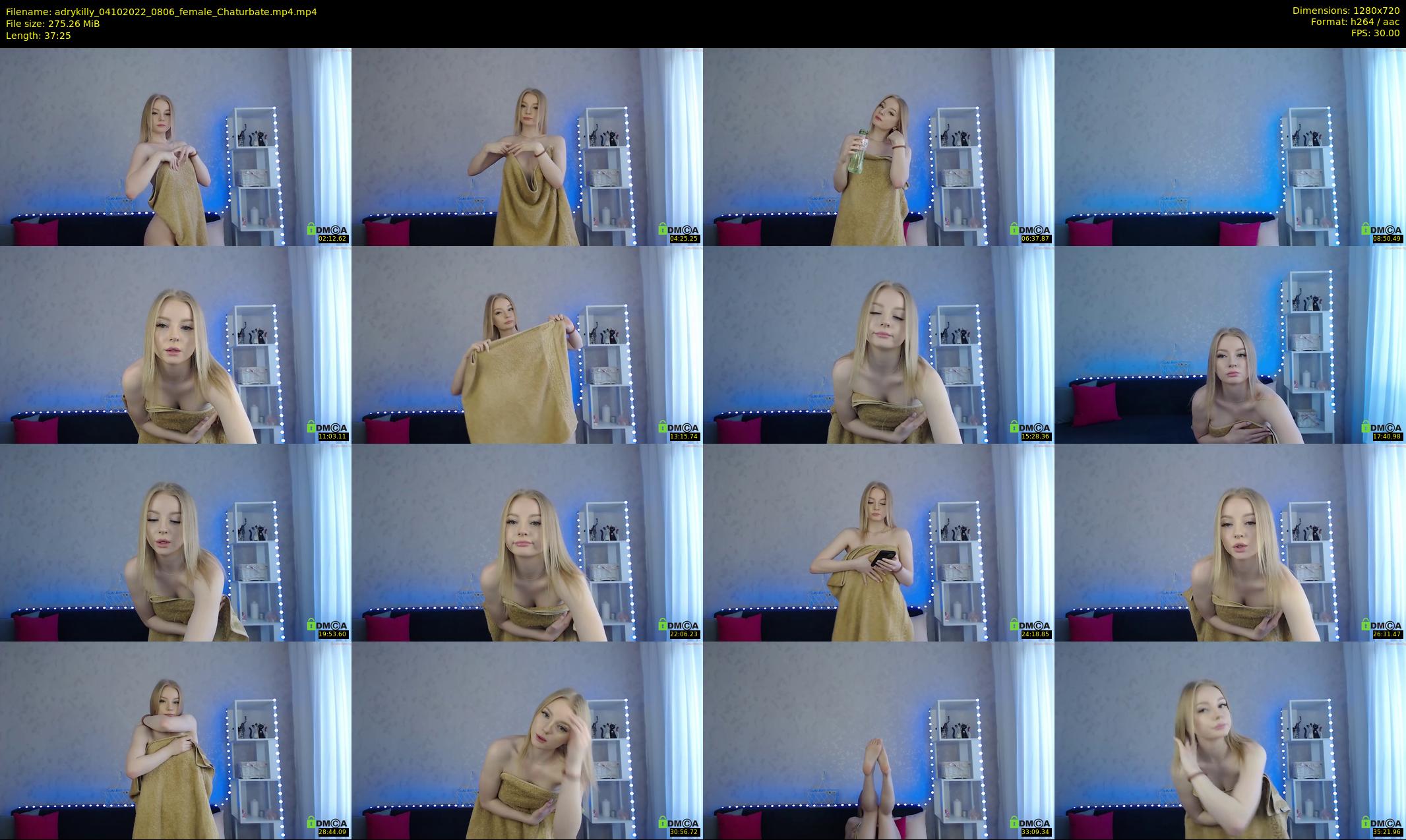 adrykilly — 38 minute Chaturbate female cam show recording, 720p, Oct 4, 2022