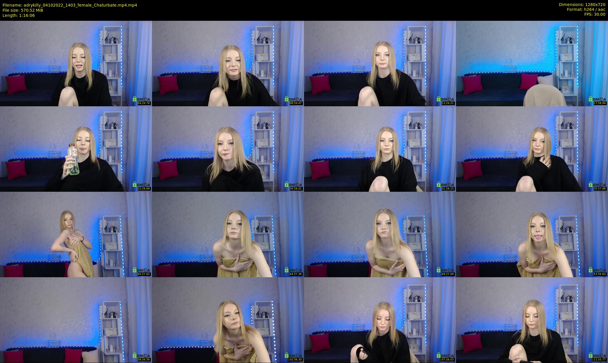 adrykilly — 77 minute Chaturbate female cam show recording, 720p, Oct 4, 2022