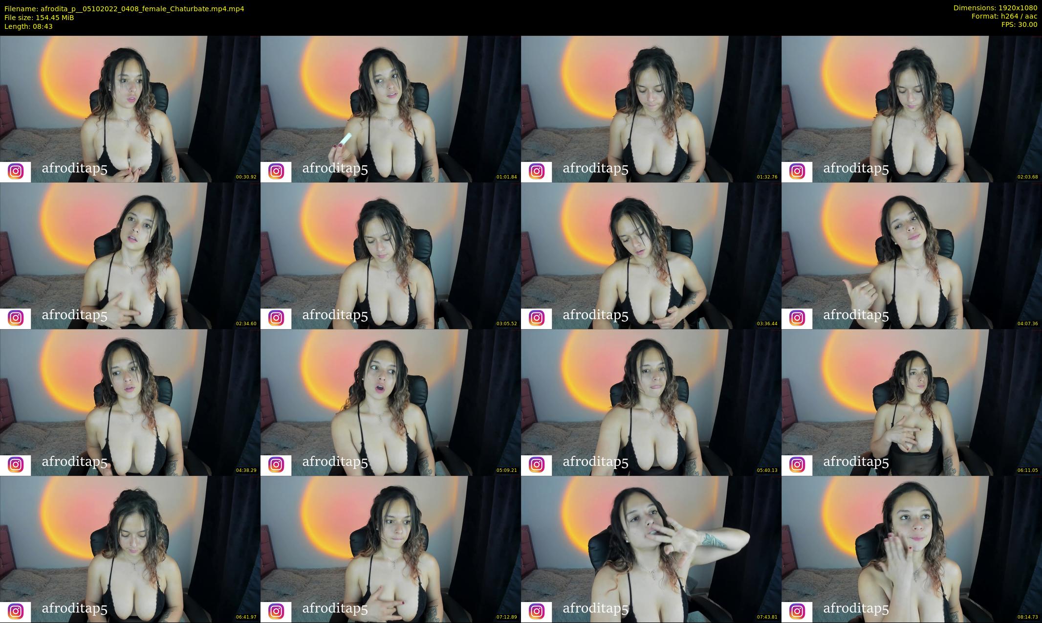 afrodita_p_ — 9 minute Chaturbate female cam show recording, 1080p, Oct 5, 2022