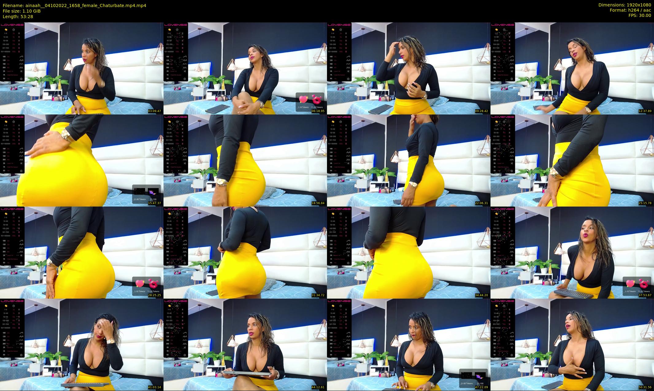 ainaah_ — 54 minute Chaturbate female cam show recording, 1080p, Oct 4, 2022